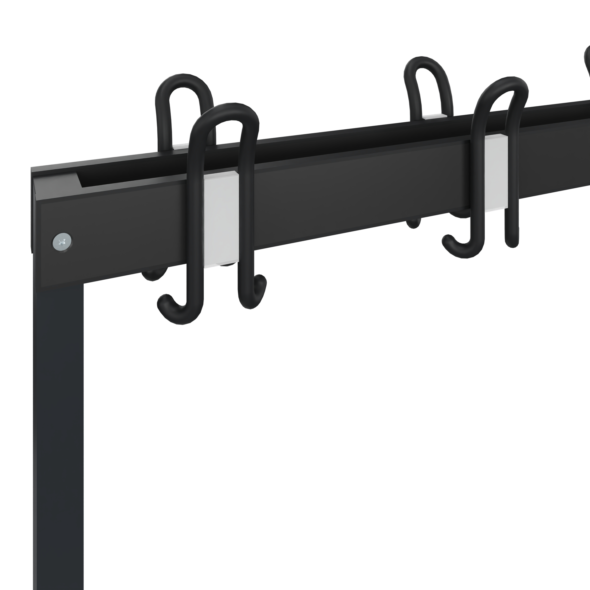 C+P Garderobenbank Solid HPL, 1716x1500x770mm, 7021/VK008