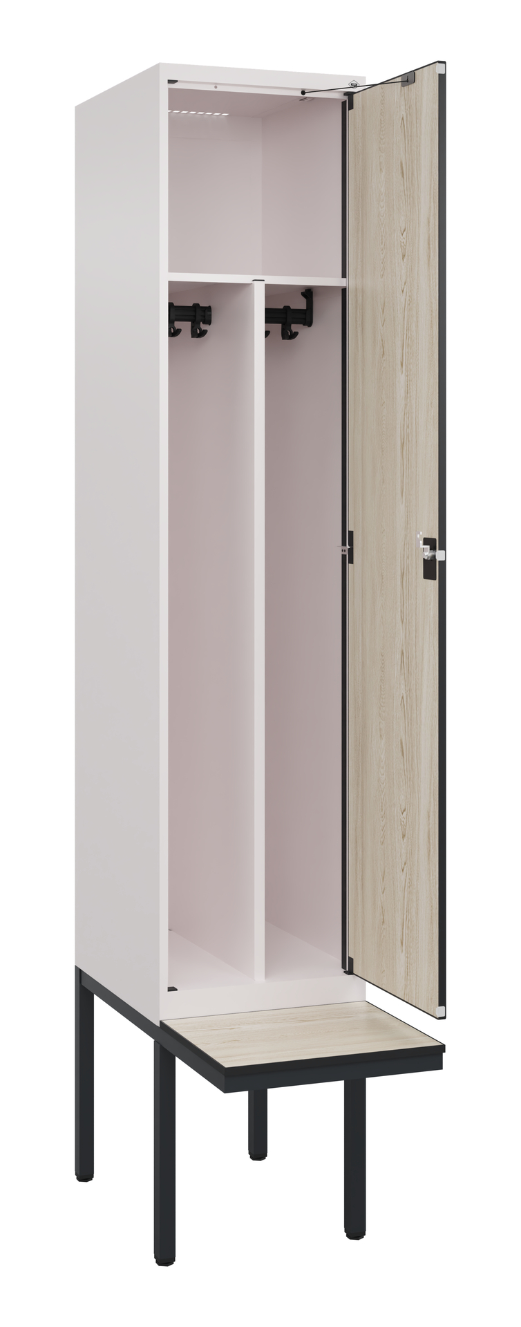 C+P Spind Evolo PLUS, Bank, 1 Abteil, 2120x400x815mm