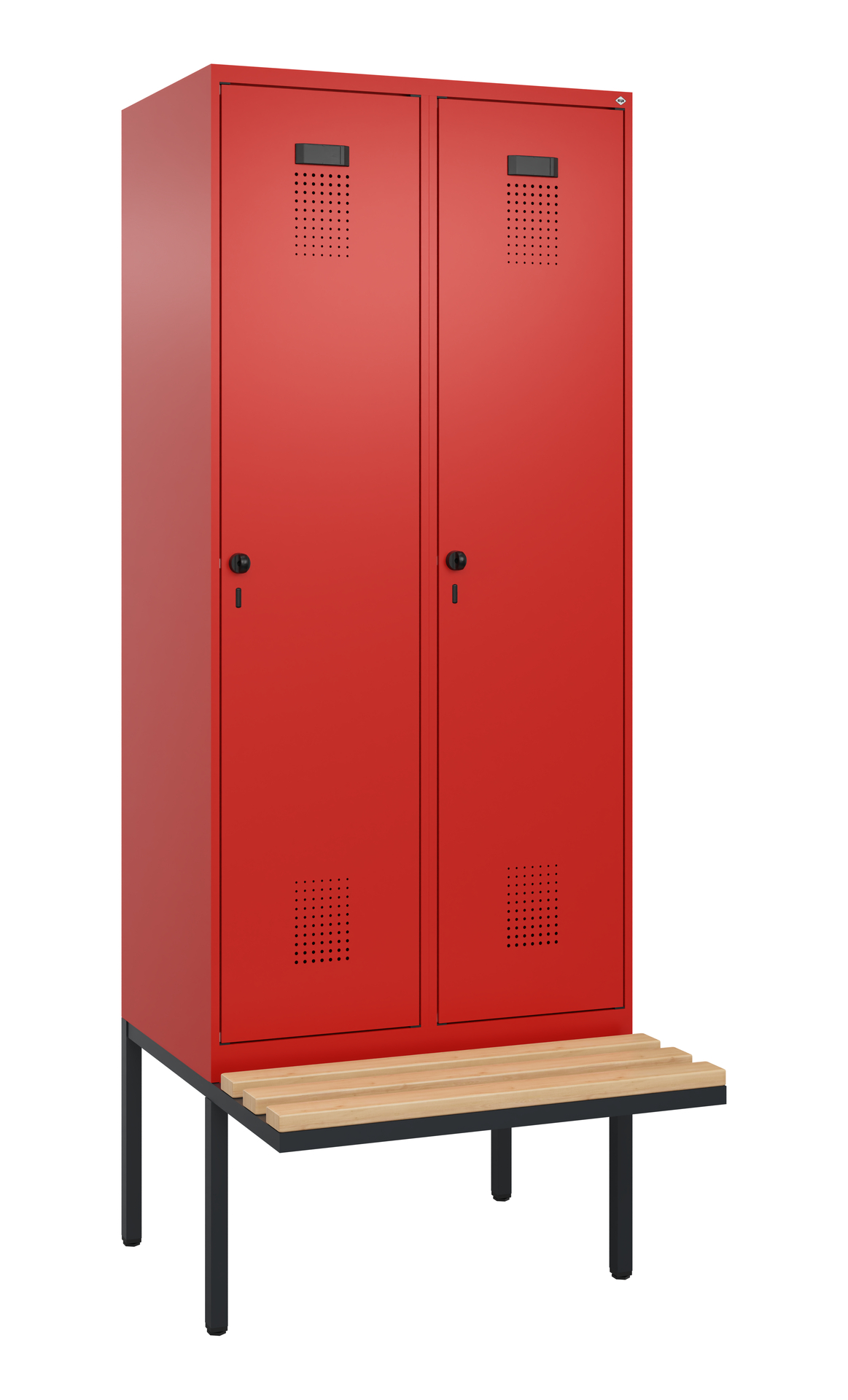 C+P Spind Evolo PLUS, Bank, 2 Abteile, 2120x800x81