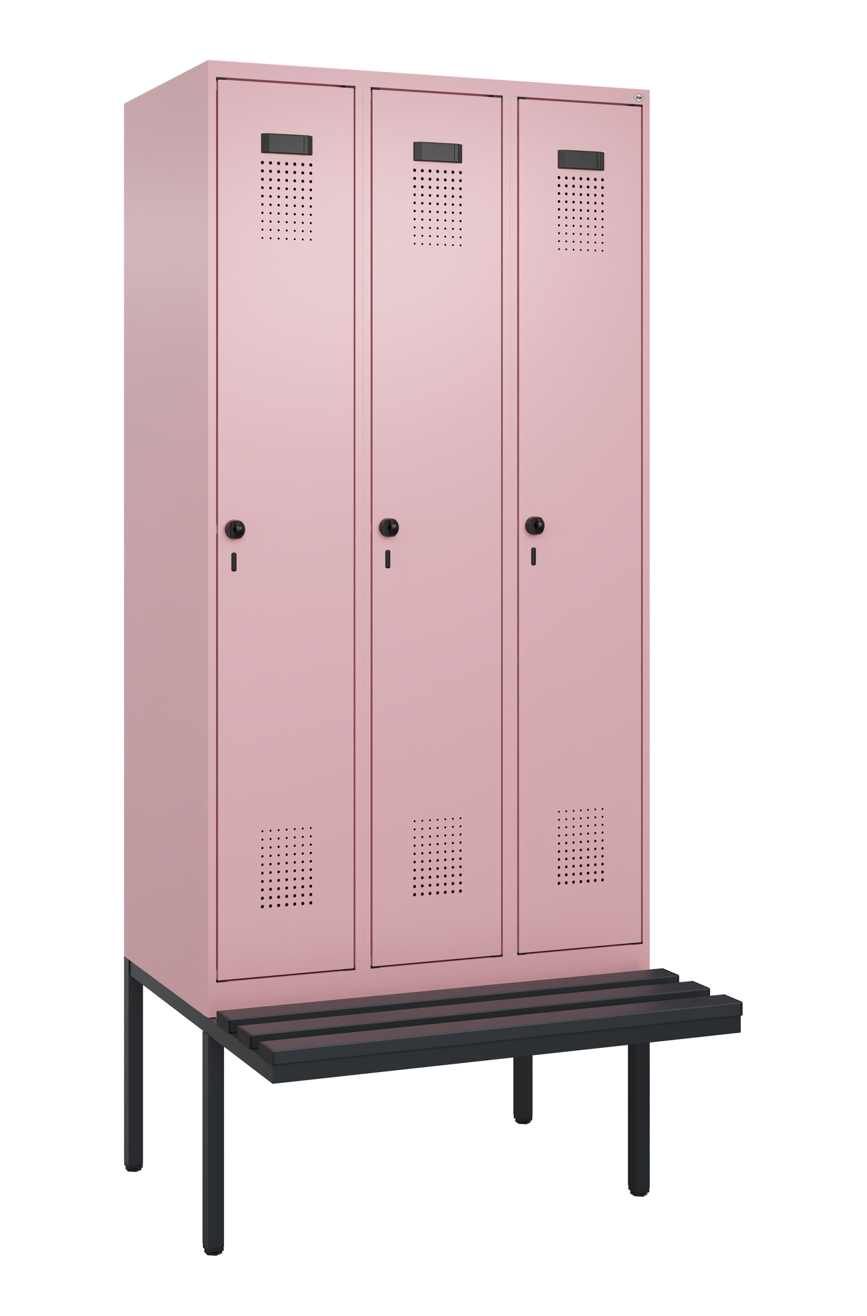 C+P Spind Evolo PLUS, Bank, 3 Abteile, 2120x900x81