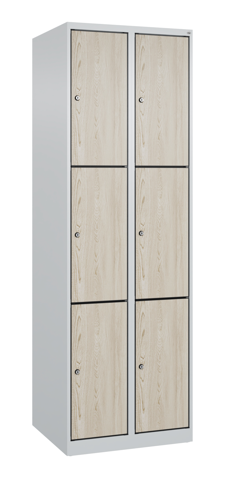 C+P Schlie�fachschrank Evolo PLUS, 6 F�cher, 1850x600x500mm