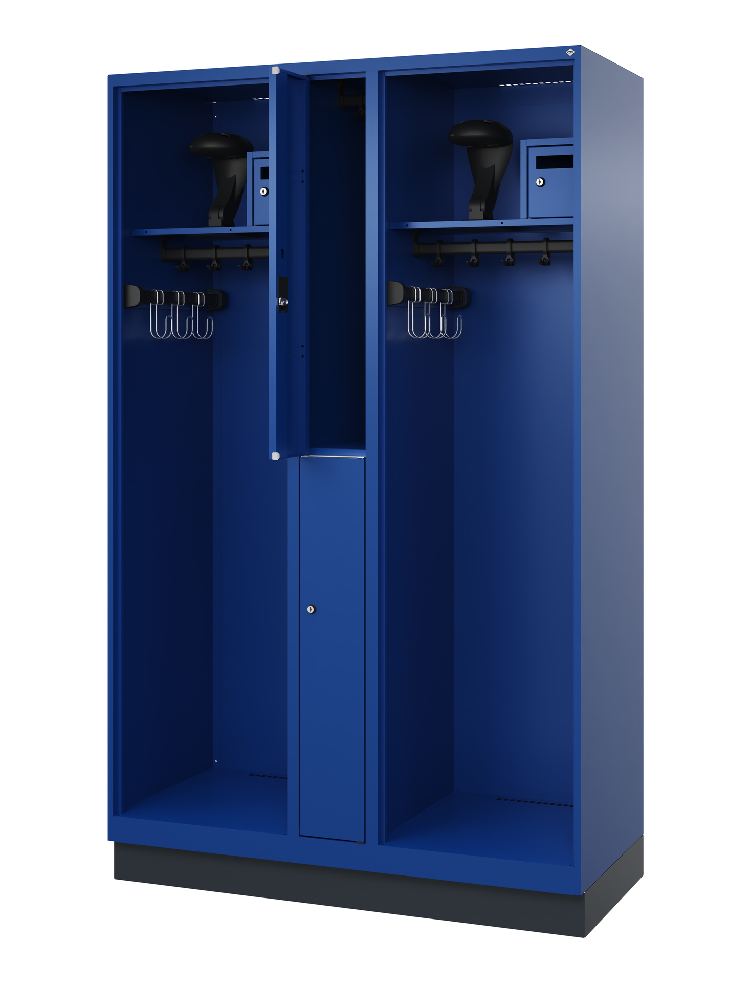 C+P Feuerwehrspind Maxi, 2 Fächer, 1850x1200x500mm