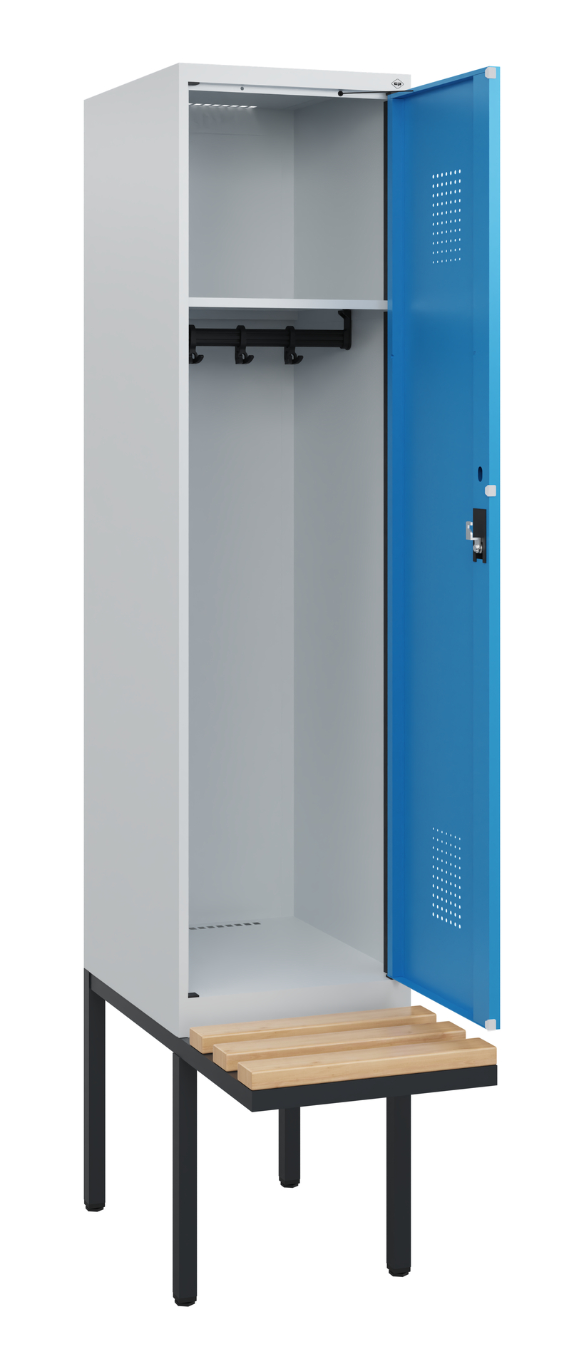 C+P Spind Evolo PLUS, Bank, 1 Abteil, 1950x400x815