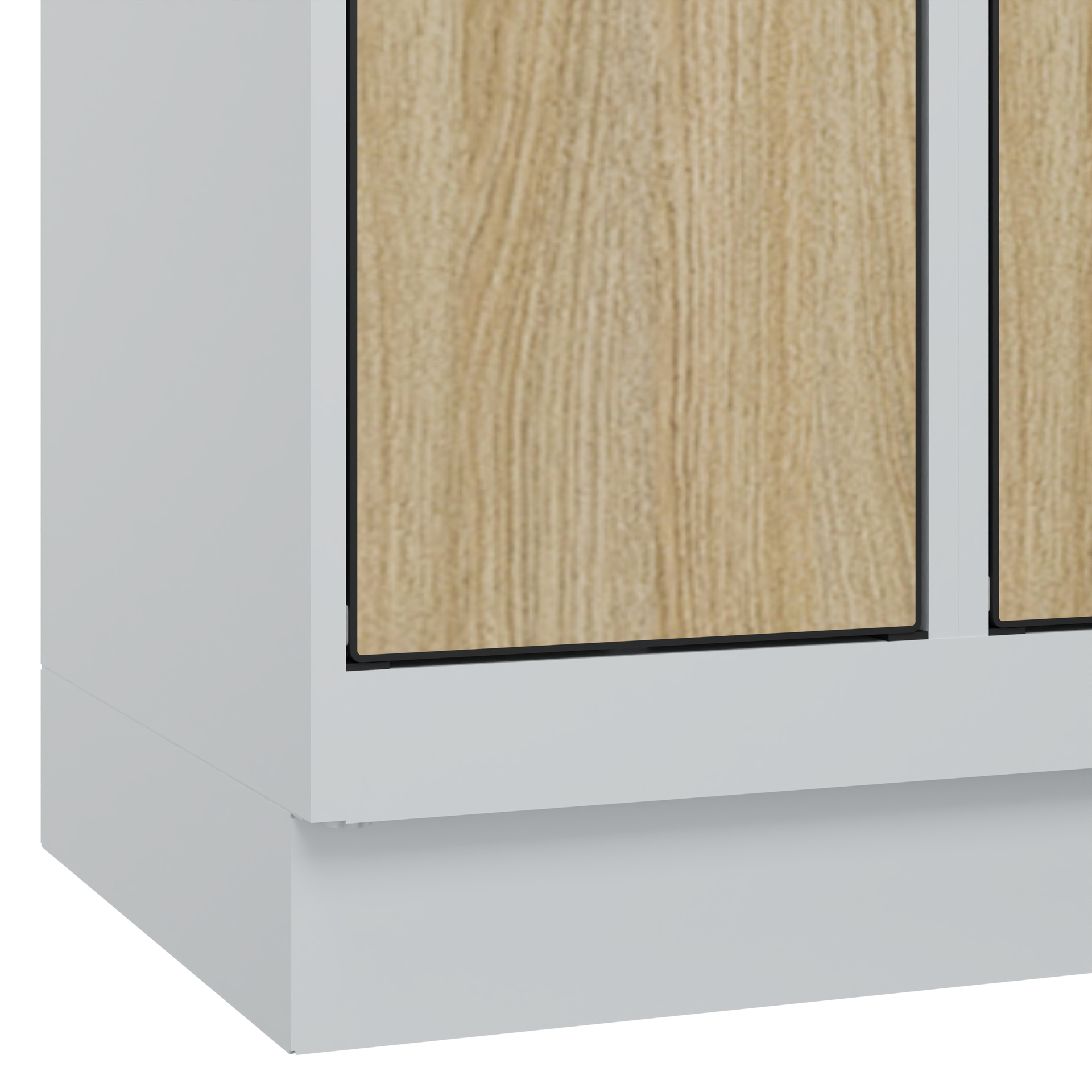 C+P Schlie�fachschrank Evolo PLUS, Sockel, 12 F�cher, 1950x1200x500mm