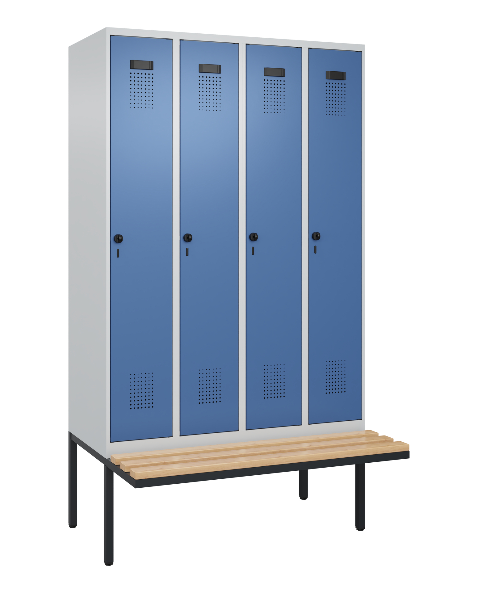 C+P Spind Evolo PLUS, Bank, 4 Abteile, 2120x1200x8