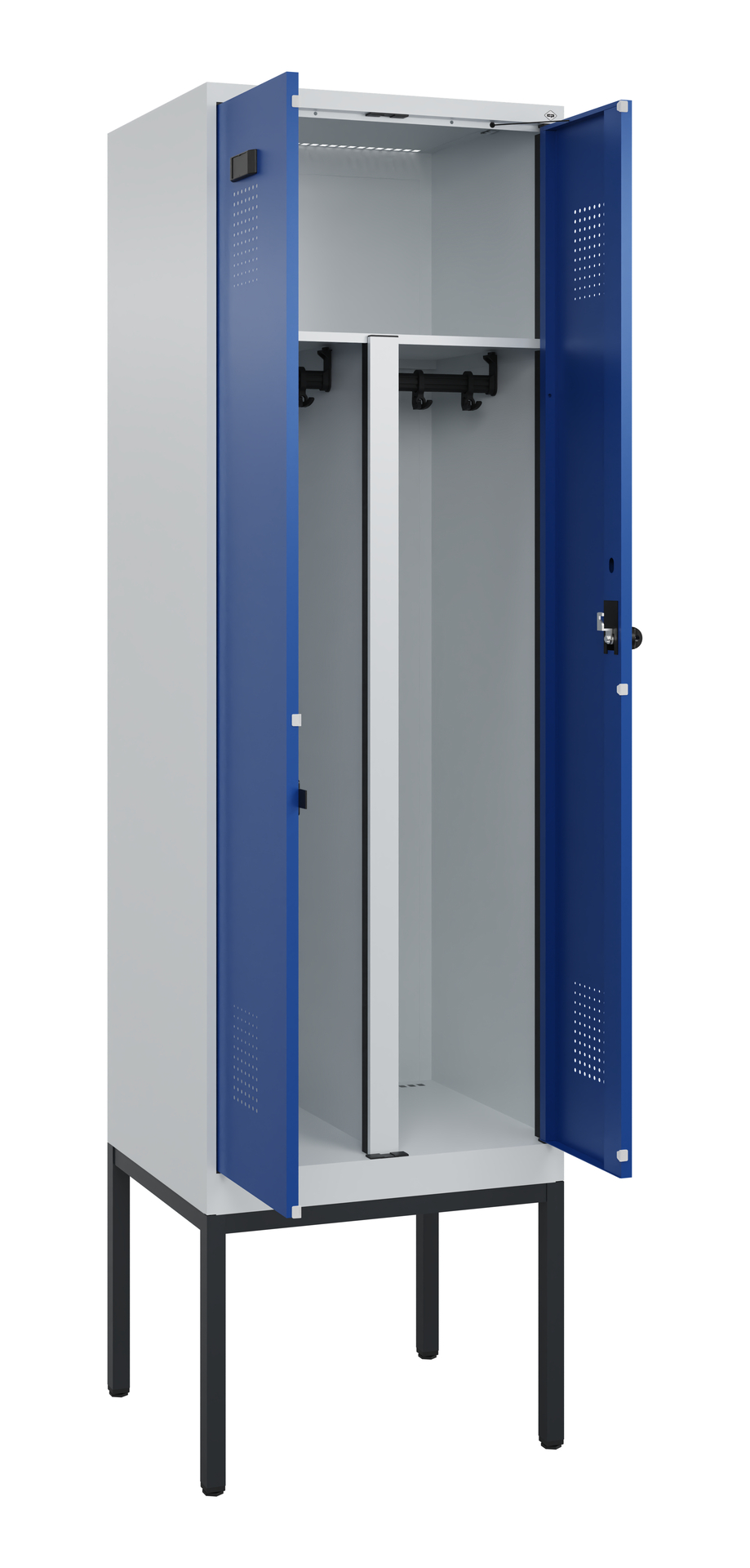 C+P PSA Doppel-Spind Evolo PLUS, Gestell, 2 Abteil