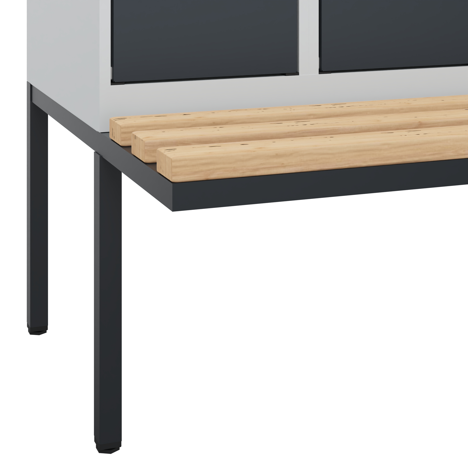 C+P Spind Evolo PLUS, Bank, 3 Abteile, 2120x900x81