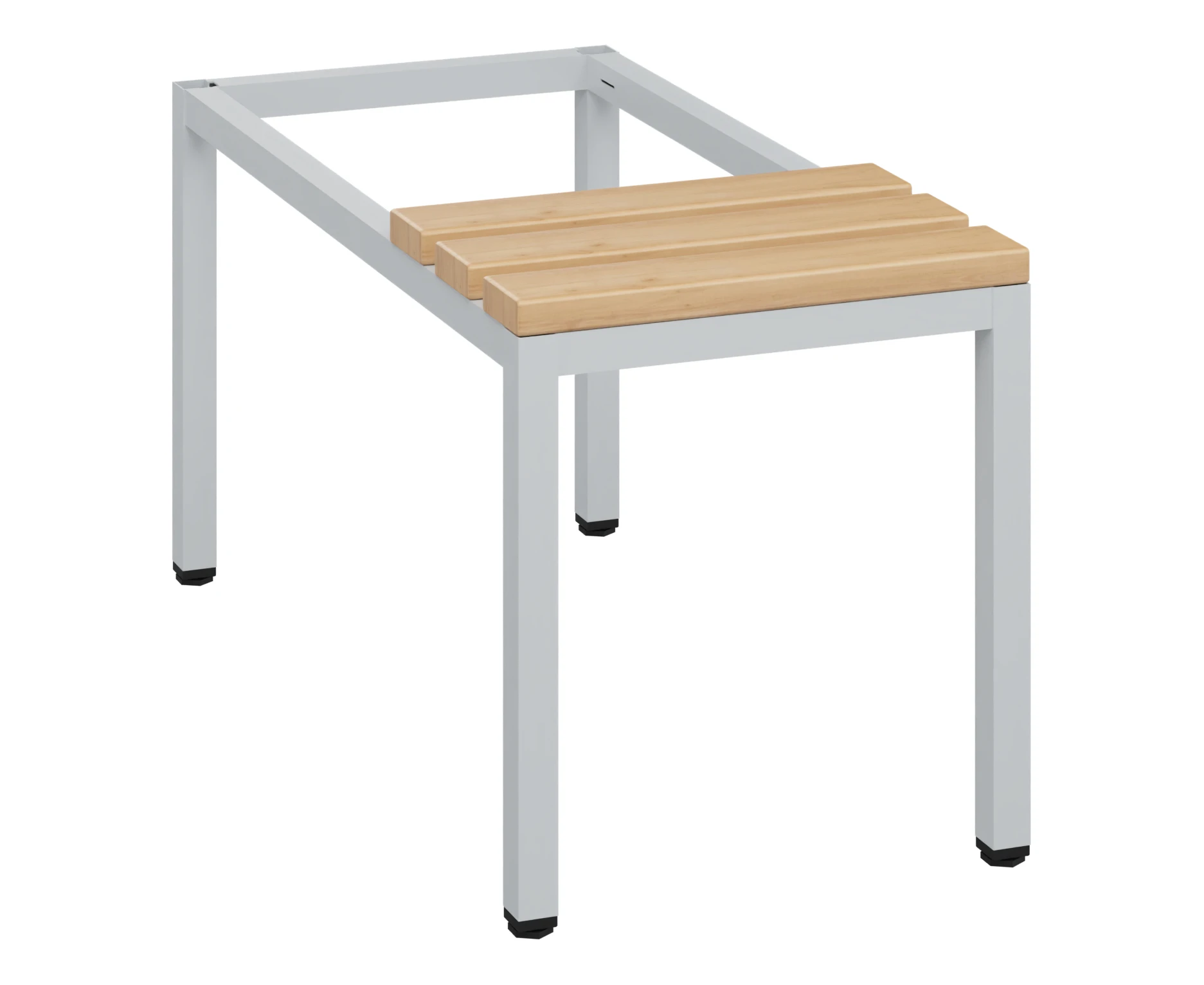 C+P Underframe with bench for locker type Z, series Basis C+P Underframe with bench for locker type Z, series Basis