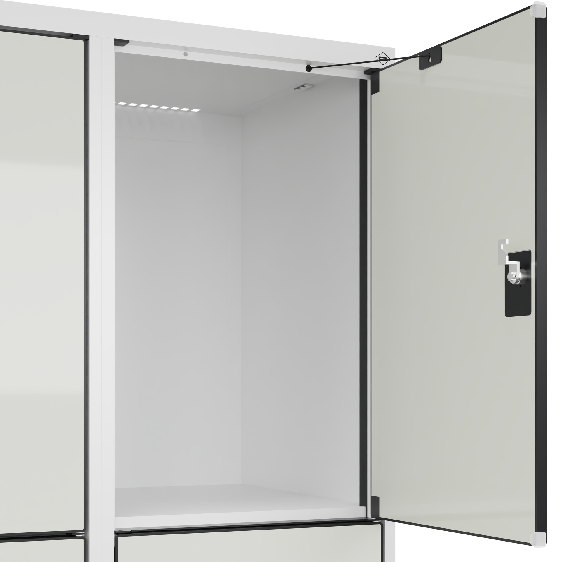 C+P Schlie�fachschrank Evolo PLUS, 6 F�cher, 1850x800x500mm