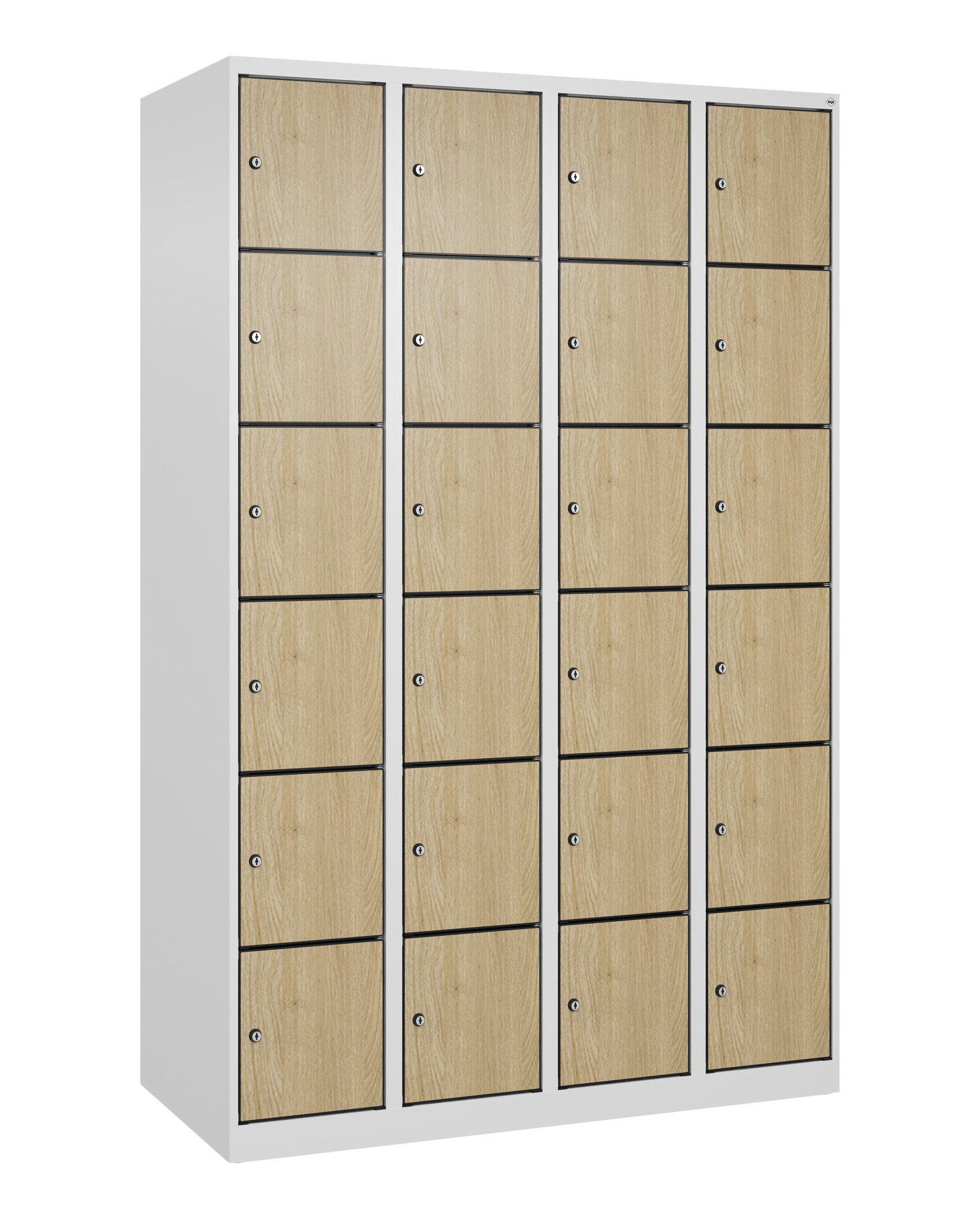 C+P Schlie�fachschrank Evolo PLUS, 24 F�cher, 1850x1200x500mm