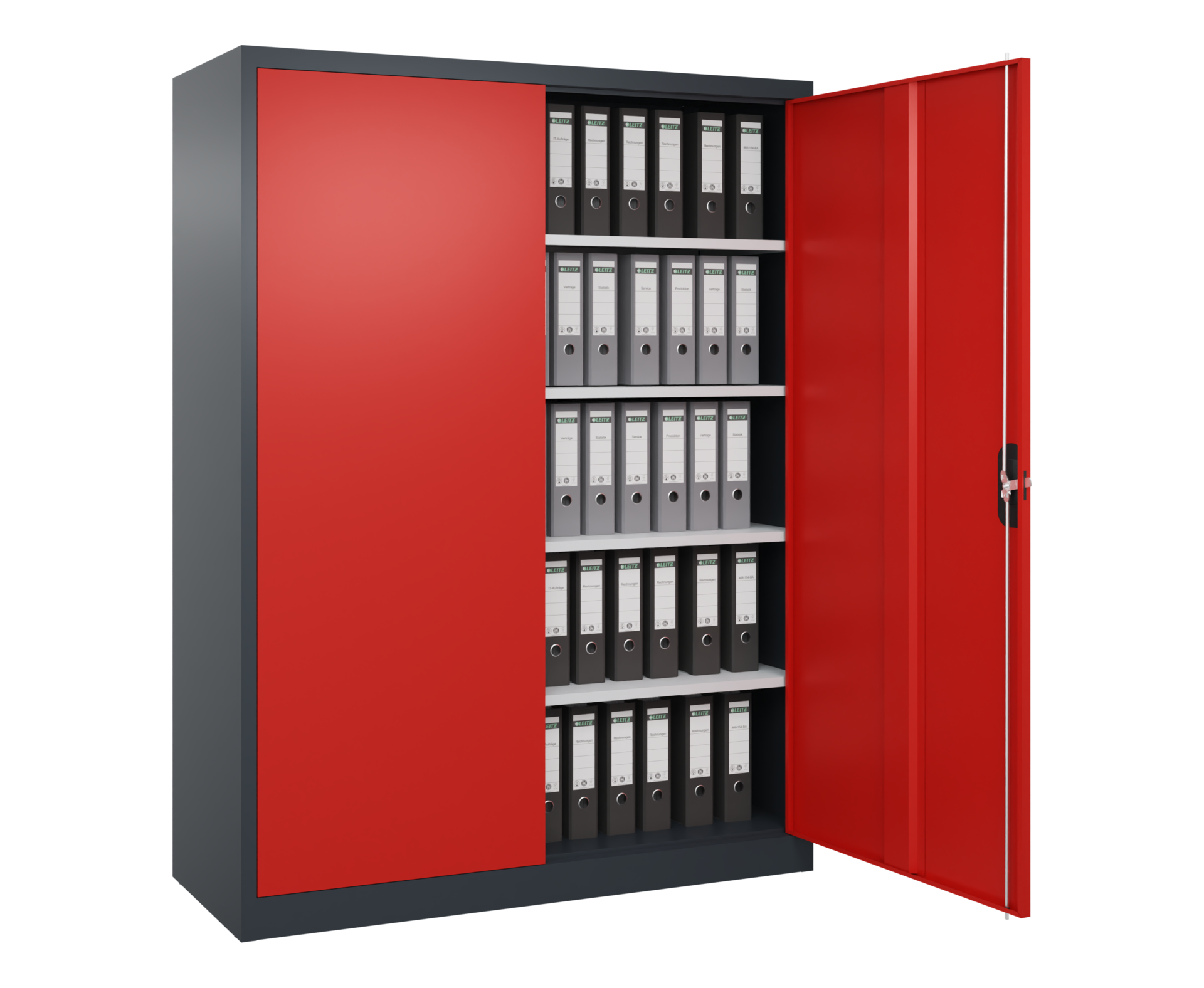 C+P Büroschrank, Acurado, 1950x1500x500mm, 7016/3020