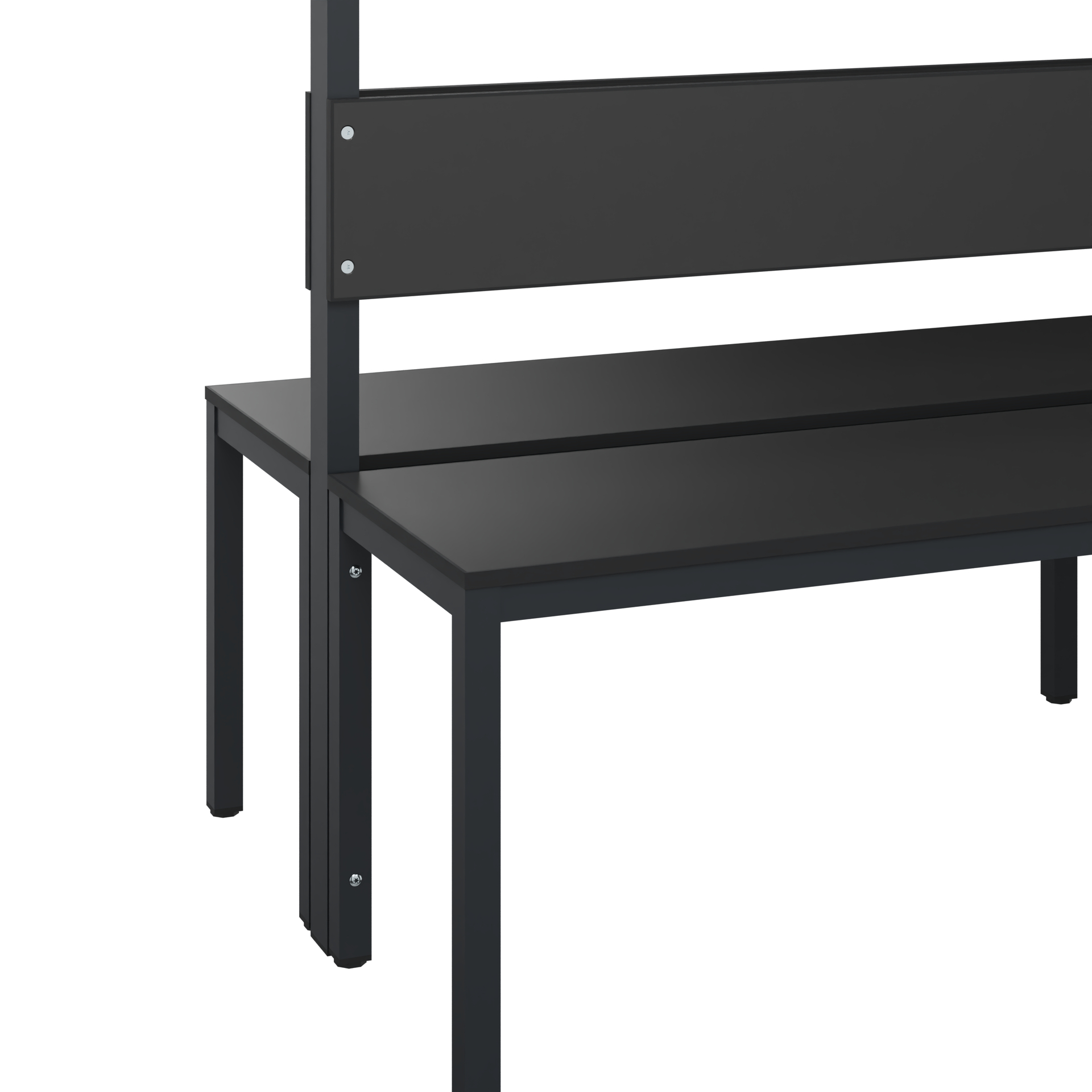 C+P Garderobenbank Solid HPL, 1716x2000x770mm, 7021/VK008