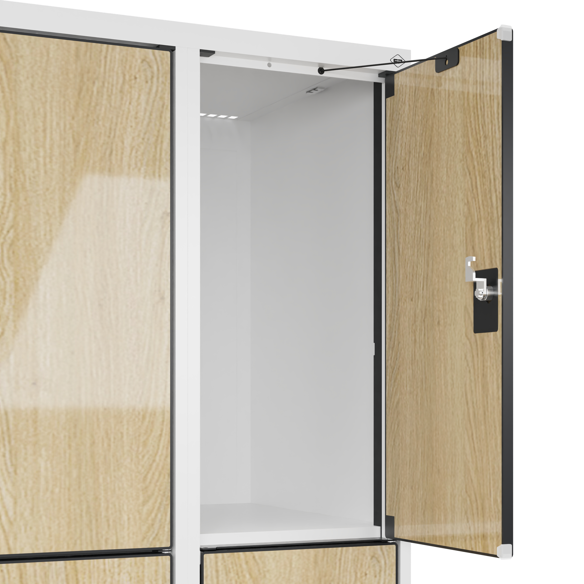 C+P Schlie�fachschrank Evolo PLUS, 6 F�cher, 1850x600x500mm