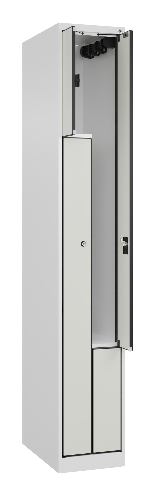 C+P Z-Spind Evolo PLUS, 2 F�cher, 1850x300x500mm