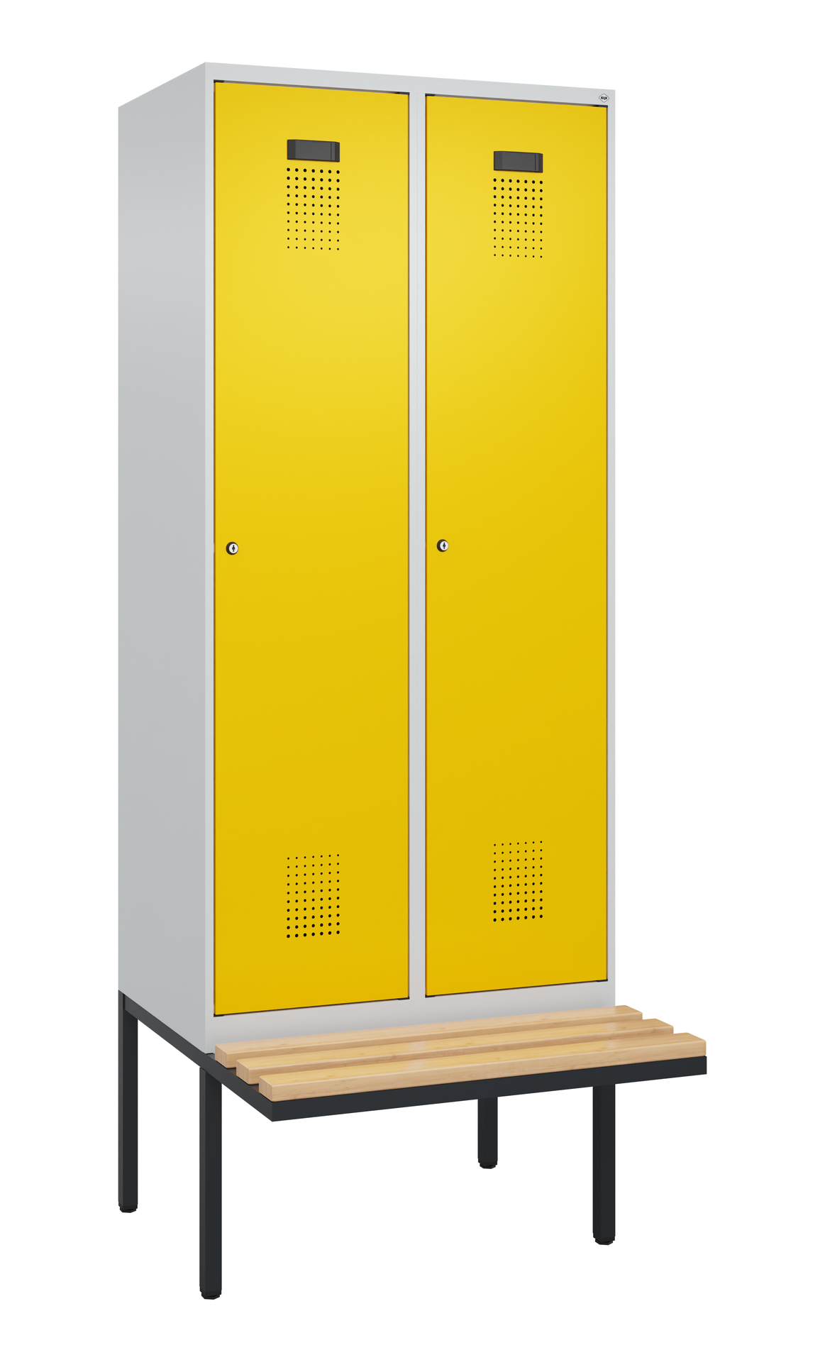 C+P Spind Evolo PLUS, Bank, 2 Abteile, 2120x800x81