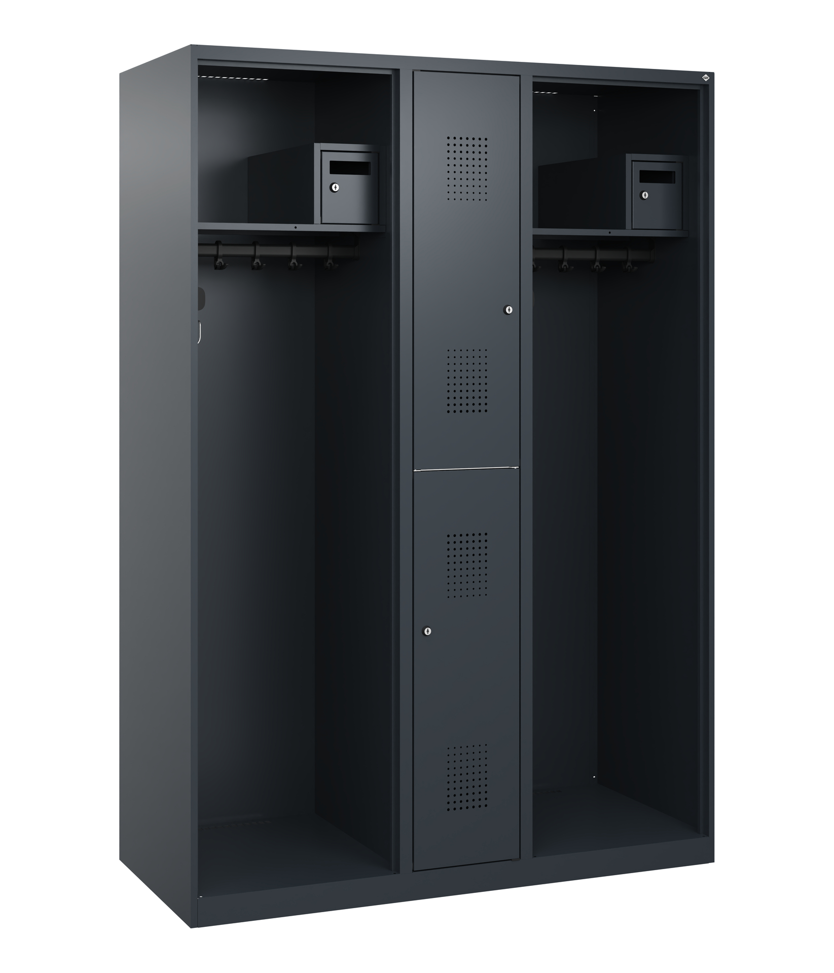 C+P Feuerwehrspind Maxi, 2 Fächer, 1850x1300x500mm