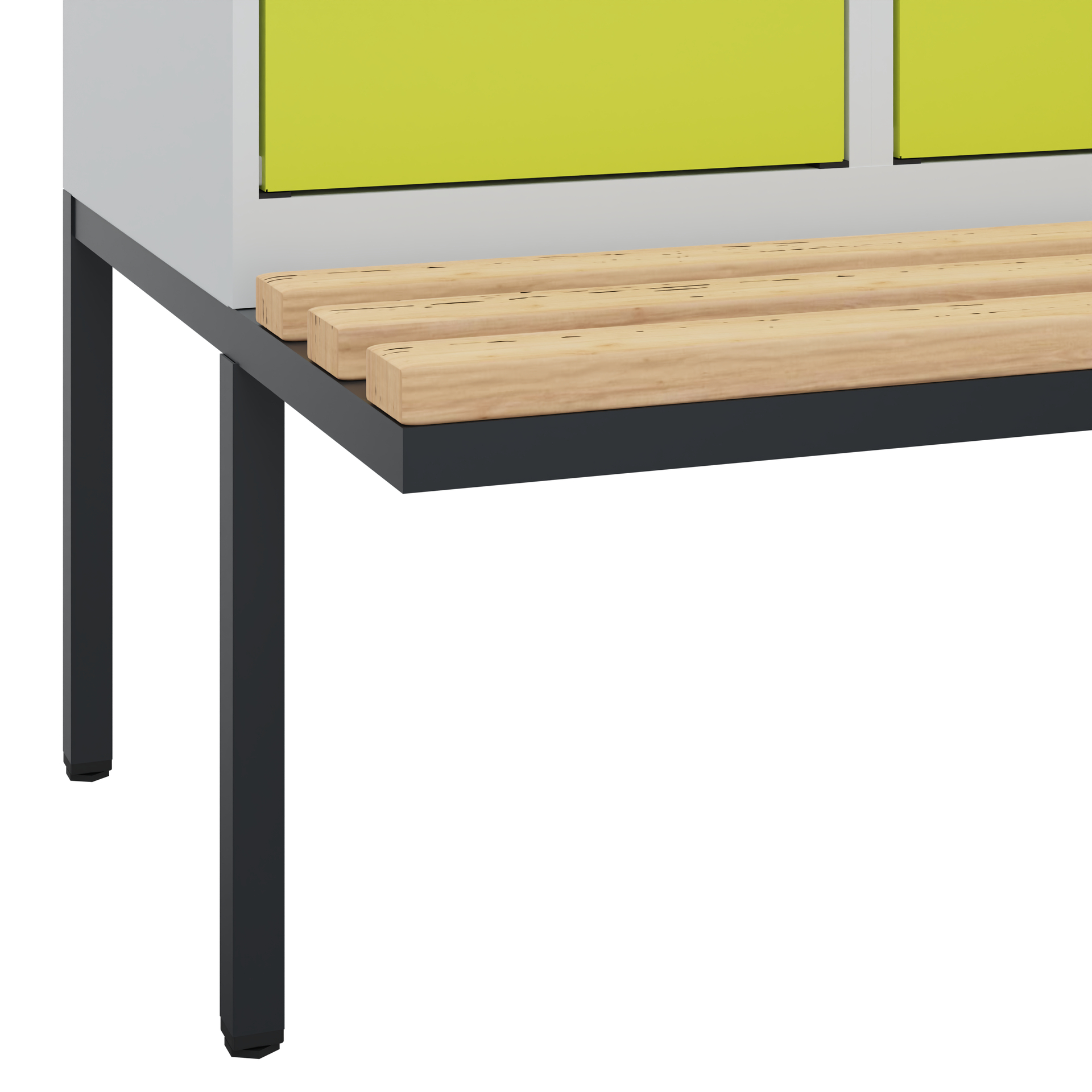 C+P Spind Evolo PLUS, Bank, 3 Abteile, 1950x1200x8