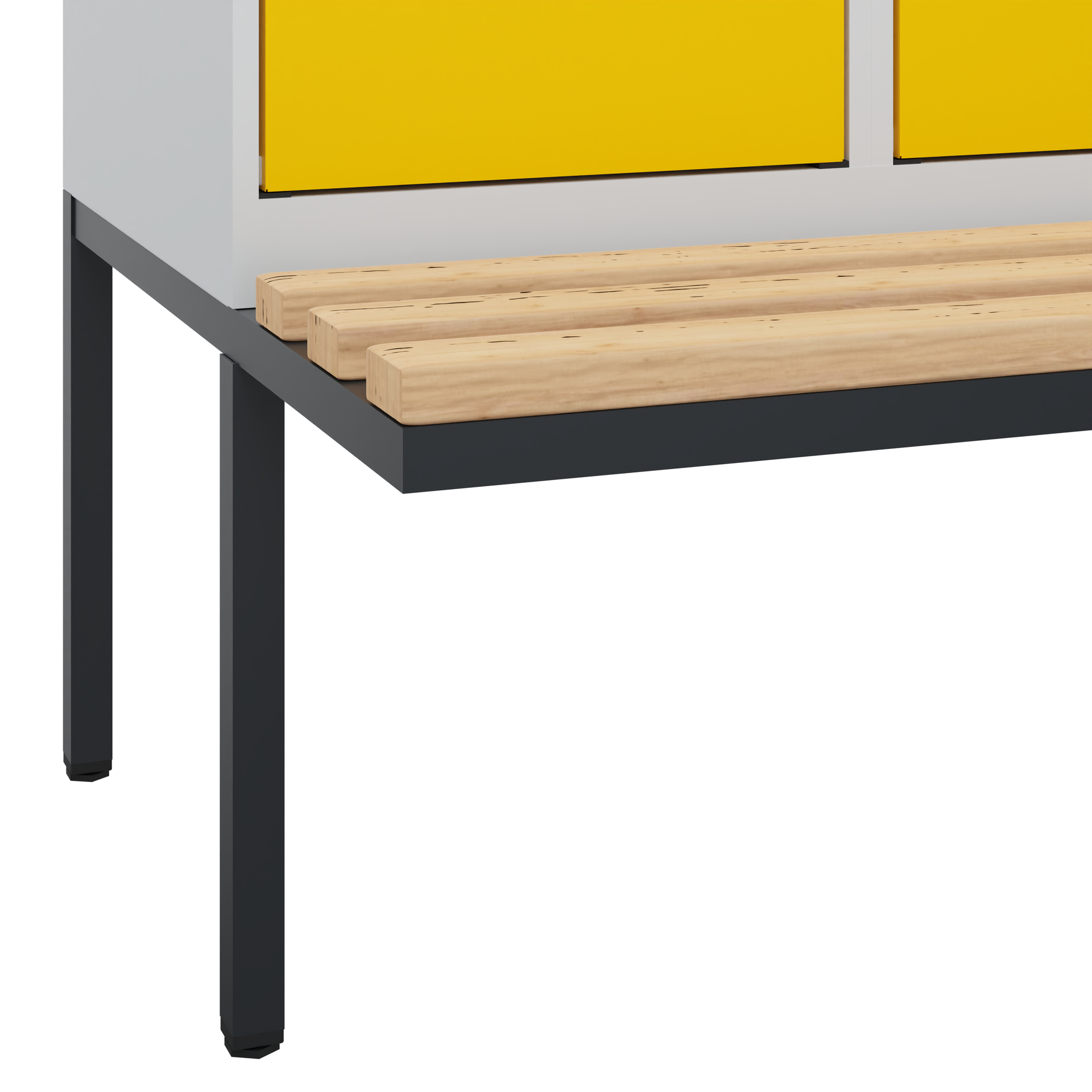 C+P Spind Evolo PLUS, Bank, 2 Abteile, 2120x800x81