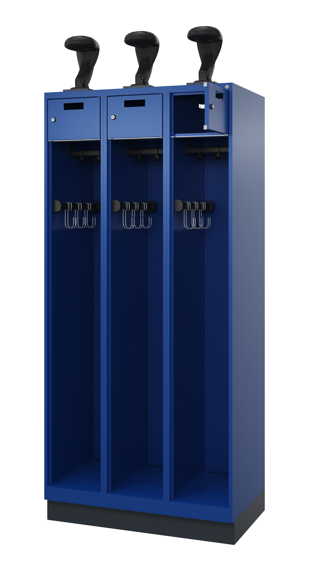 C+P Feuerwehrspind Praktus, 3 Abteile, 1850x900x50