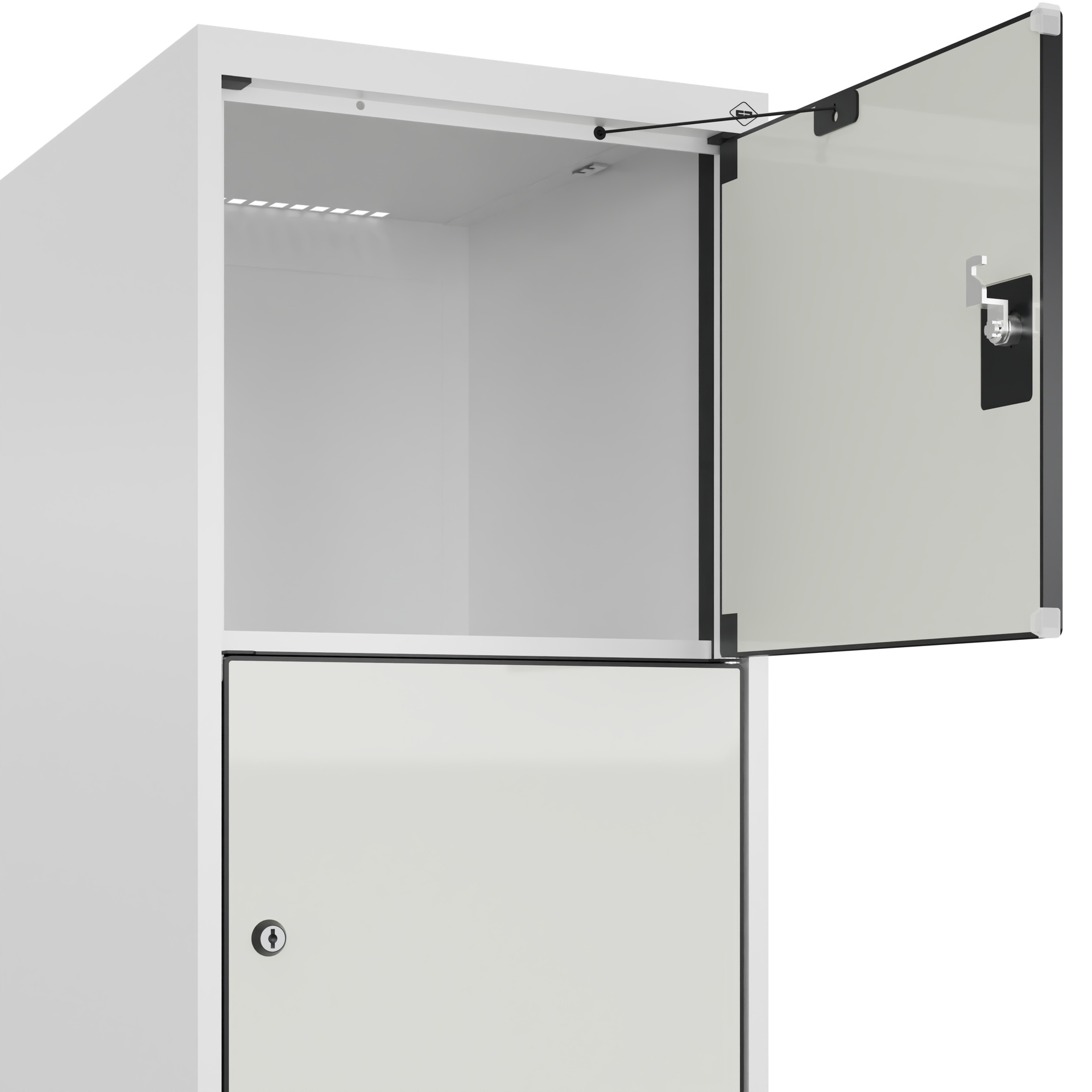 C+P Schlie�fachschrank Evolo PLUS, Sockel, 5 F�cher, 1950x400x500mm