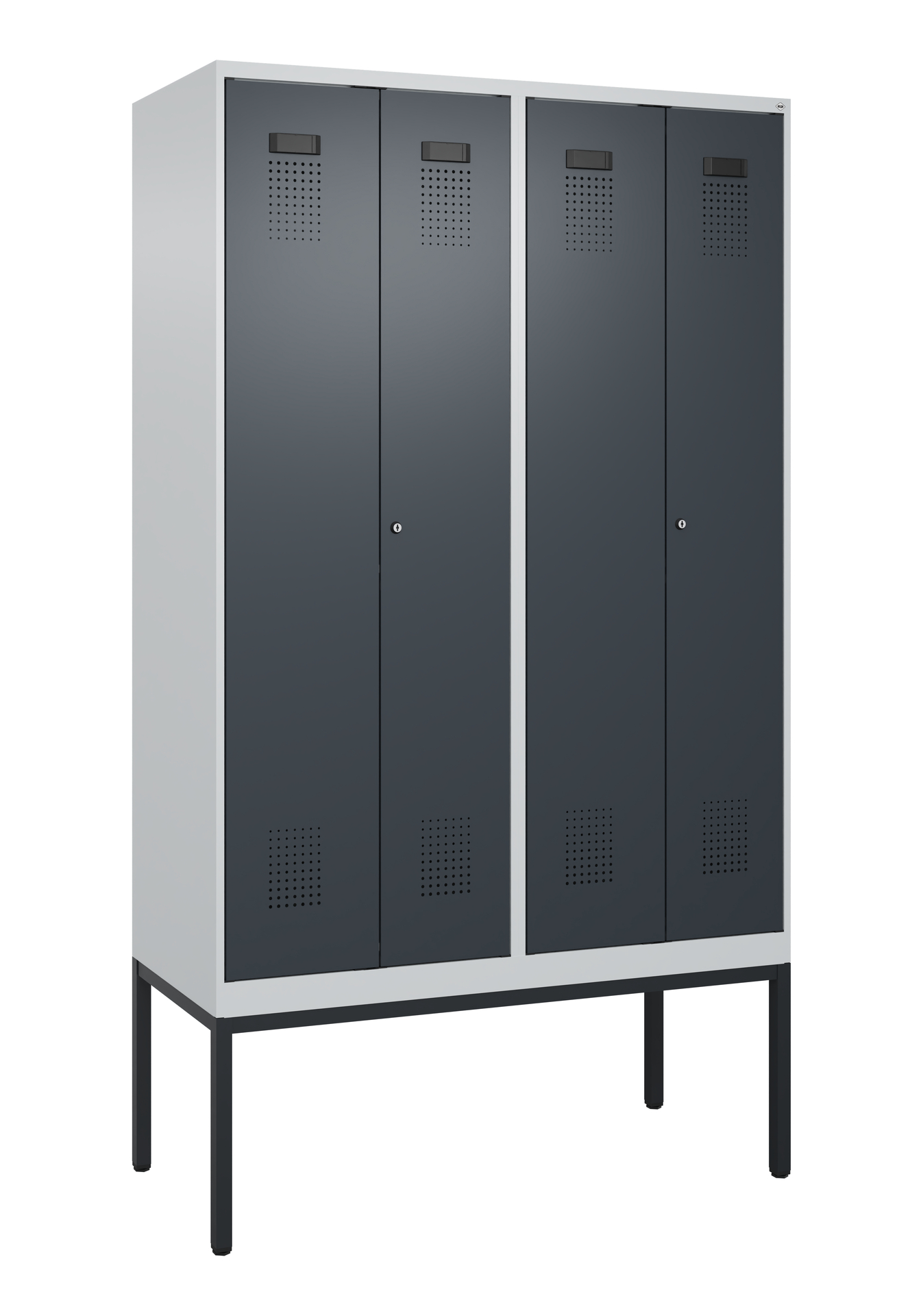 C+P PSA Doppel-Spind Evolo PLUS, Gestell, 4 Abteil