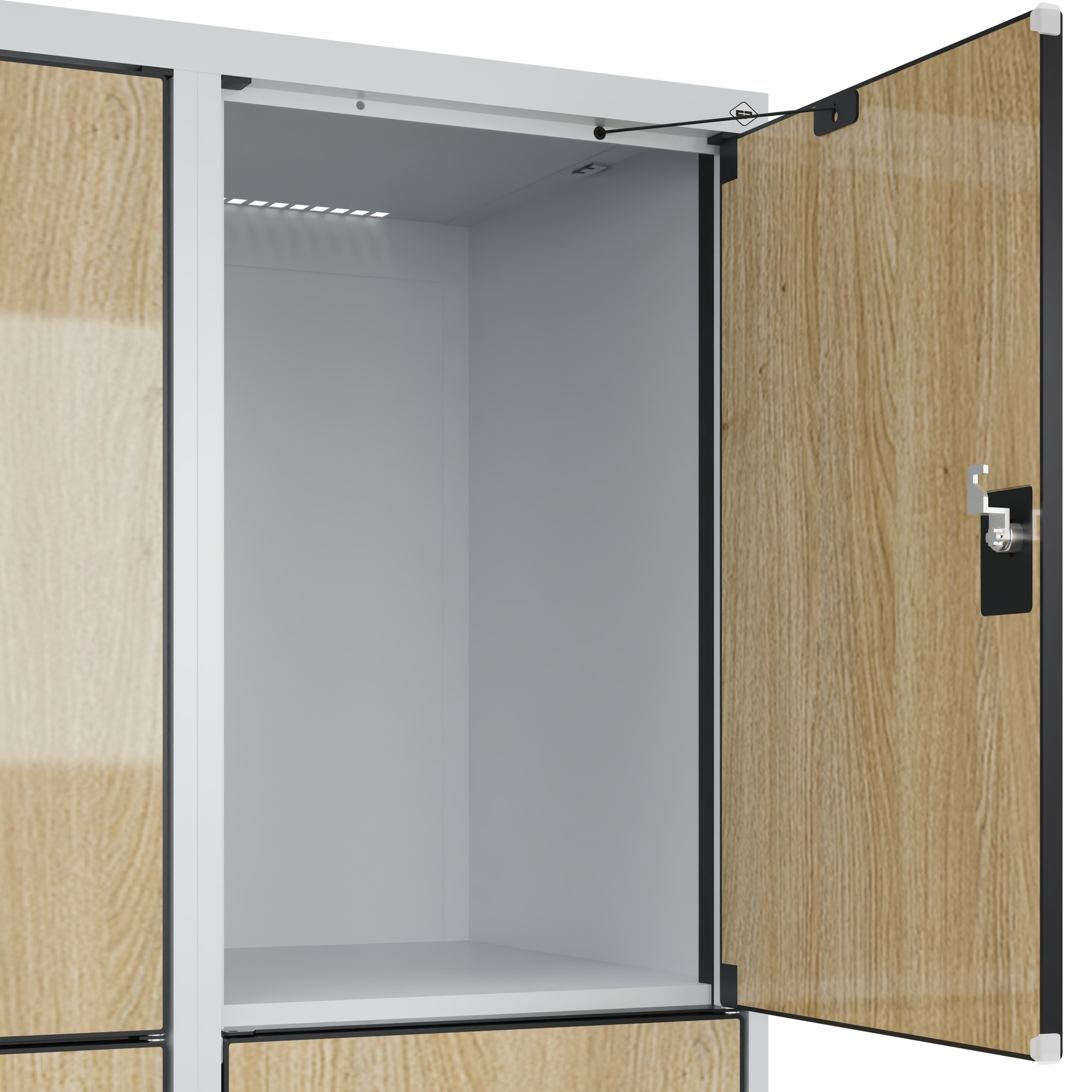 C+P Schlie�fachschrank Evolo PLUS, 9 F�cher, 1850x1200x500mm