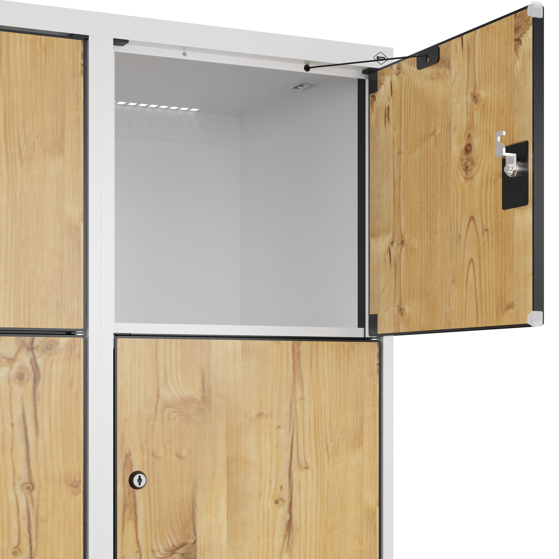 C+P Schlie�fachschrank Evolo PLUS, 10 F�cher, 1850x800x500mm