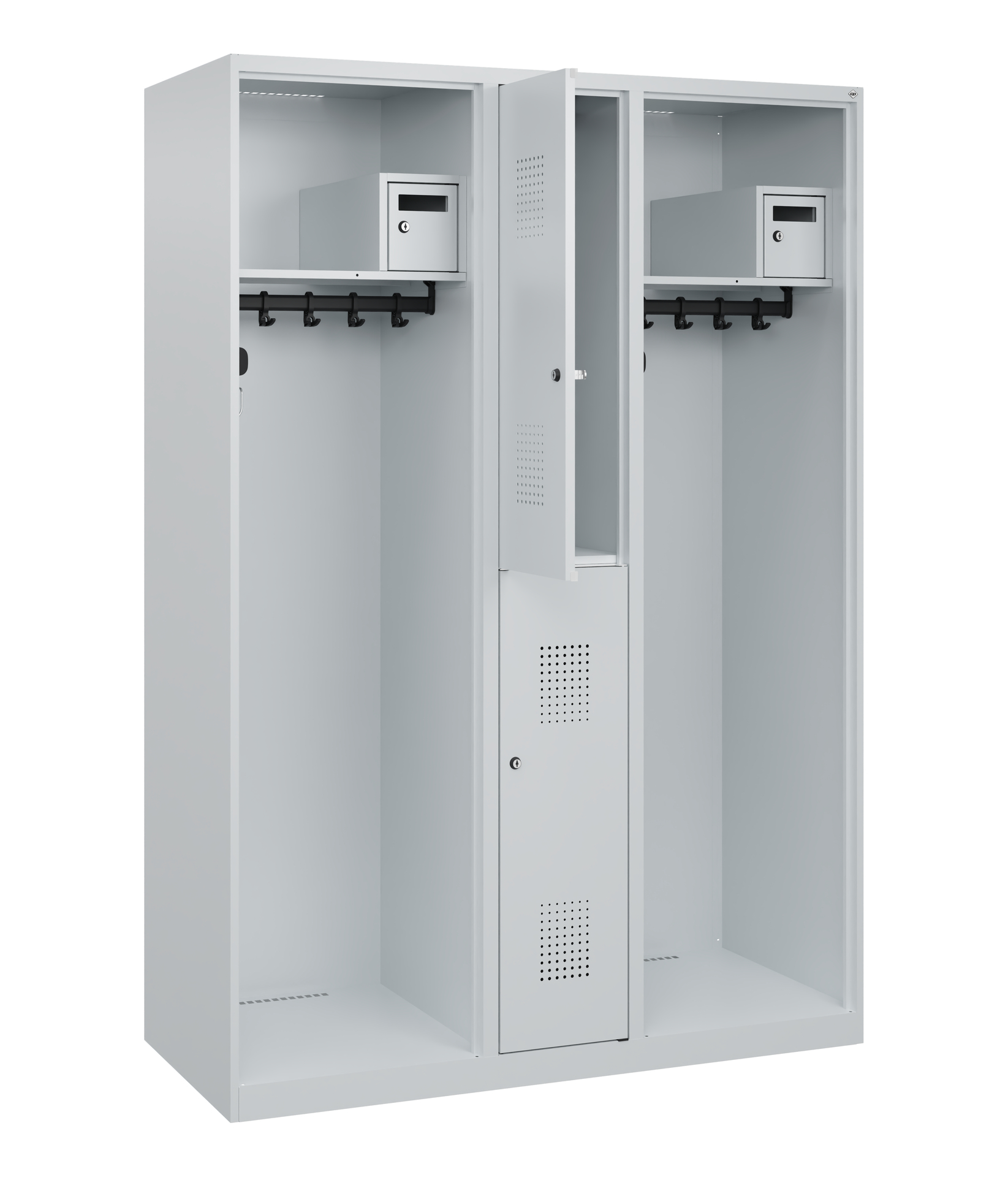 C+P Feuerwehrspind Maxi, 2 Fächer, 1850x1300x500mm