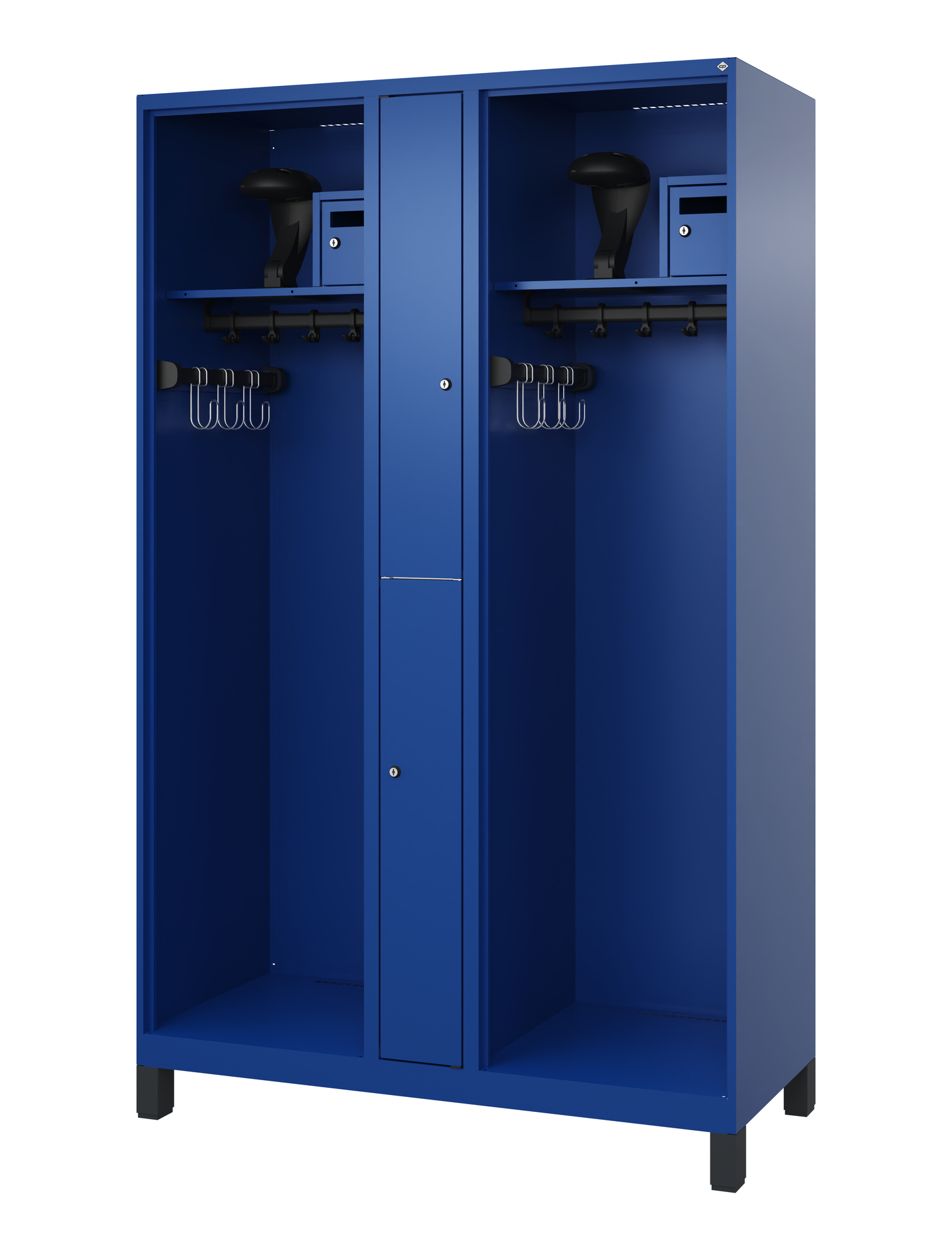 C+P Feuerwehrspind Maxi, 2 Fächer, 1850x1200x500mm