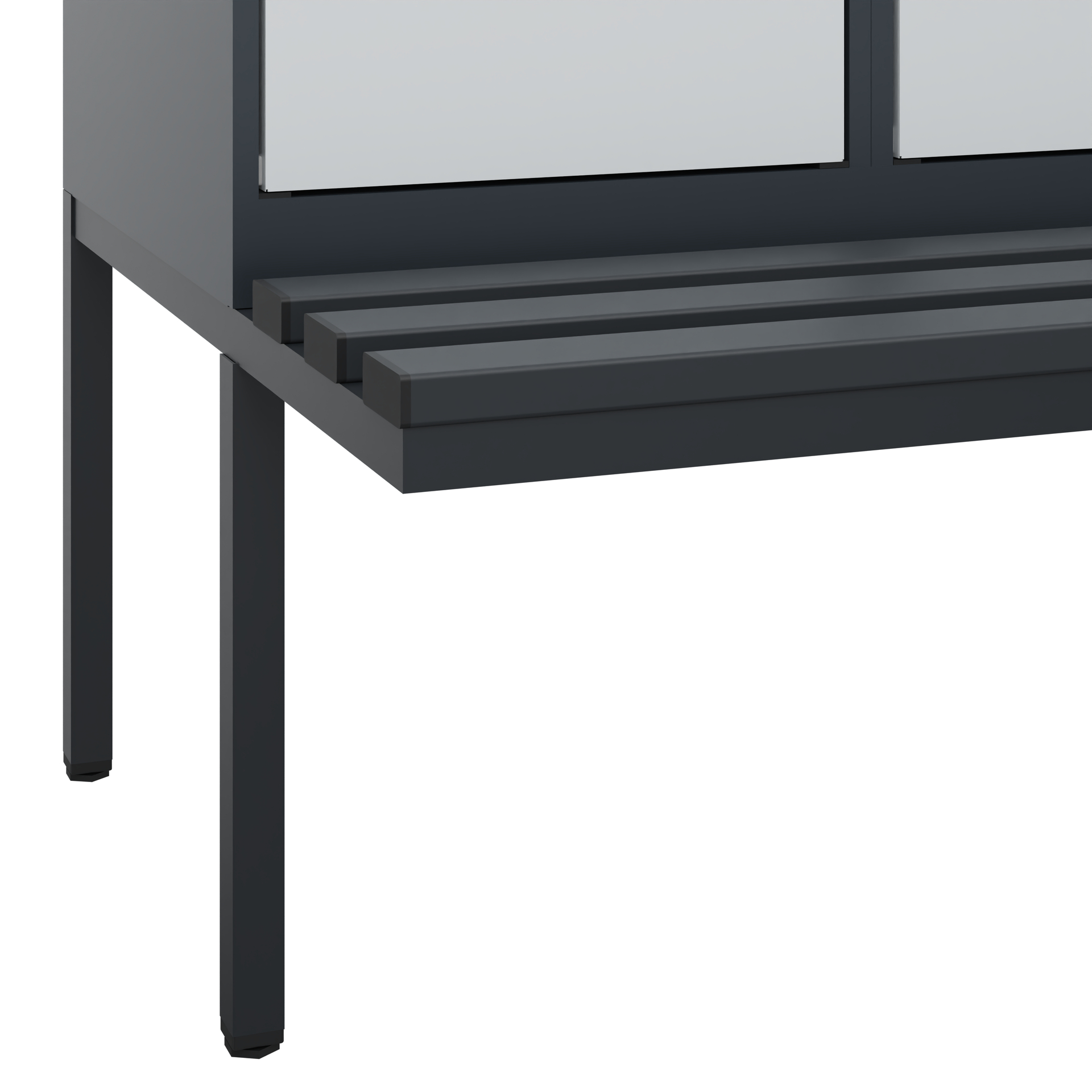 C+P Spind Evolo PLUS, Bank, 2 Abteile, 2120x800x81