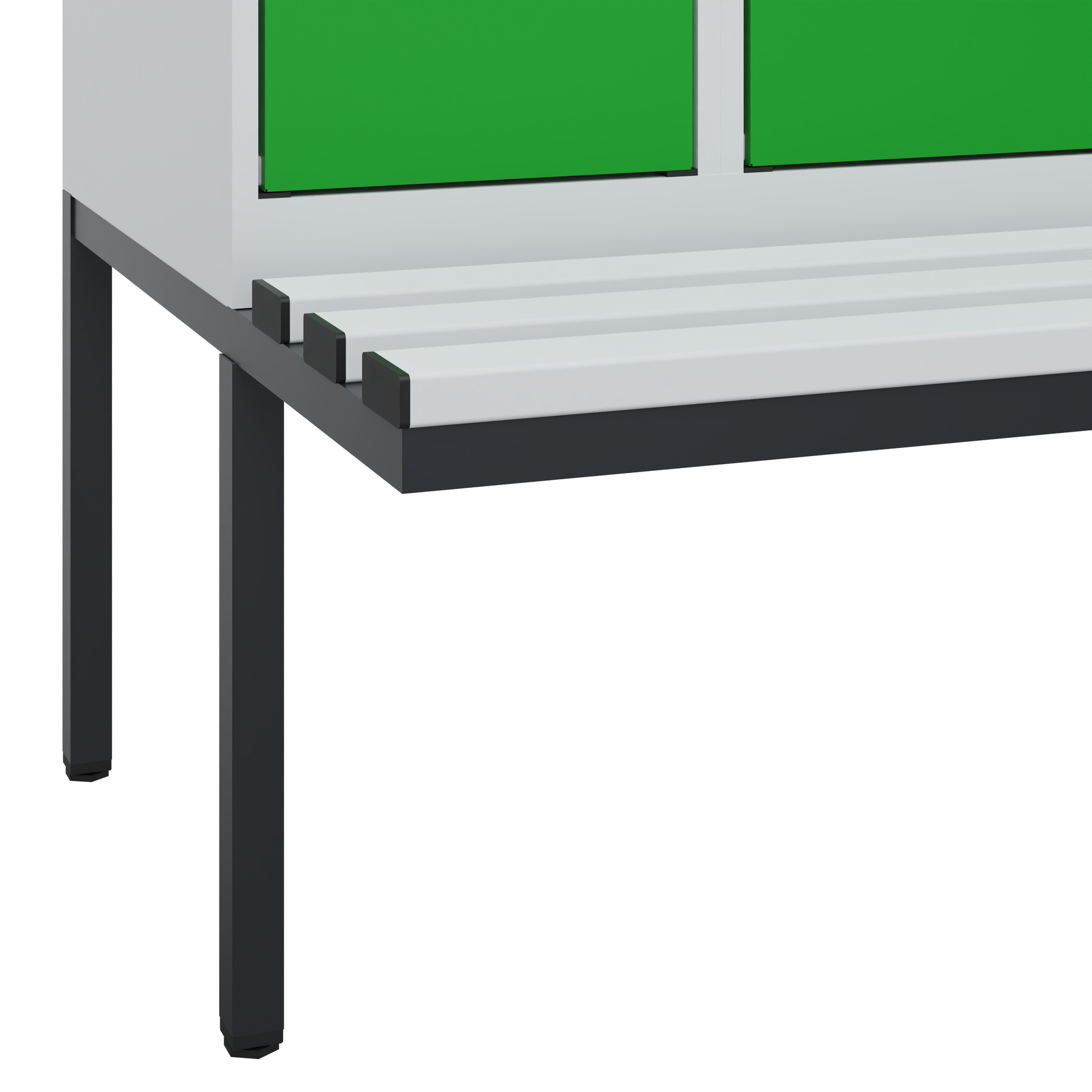 C+P Spind Evolo PLUS, Bank, 4 Abteile, 2120x1200x8