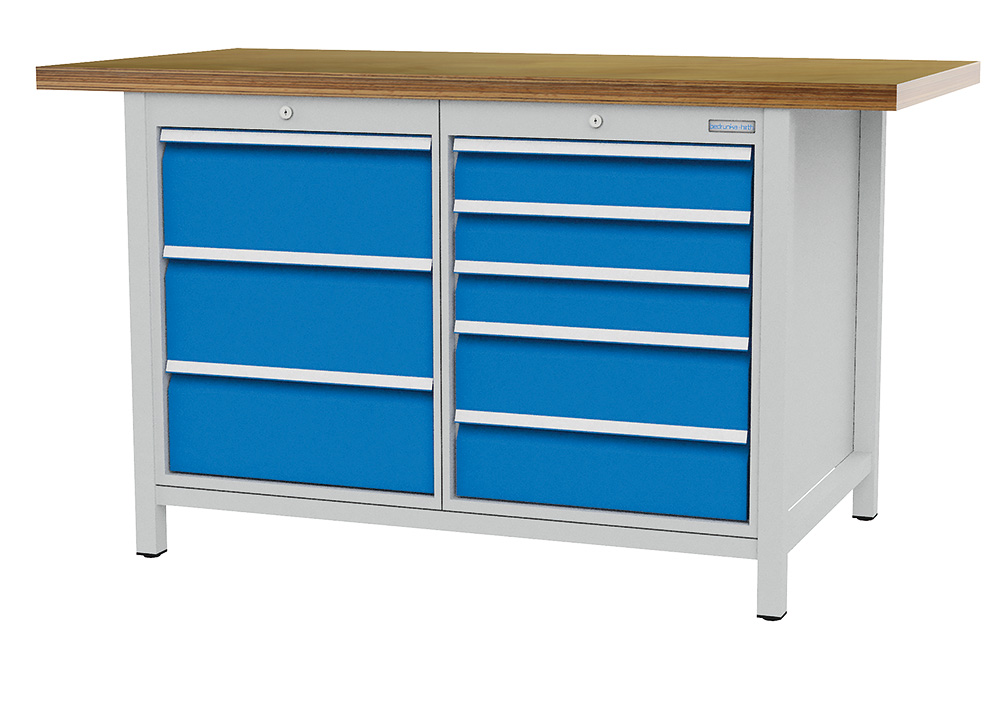 C+P Workbenches with cabinets Small