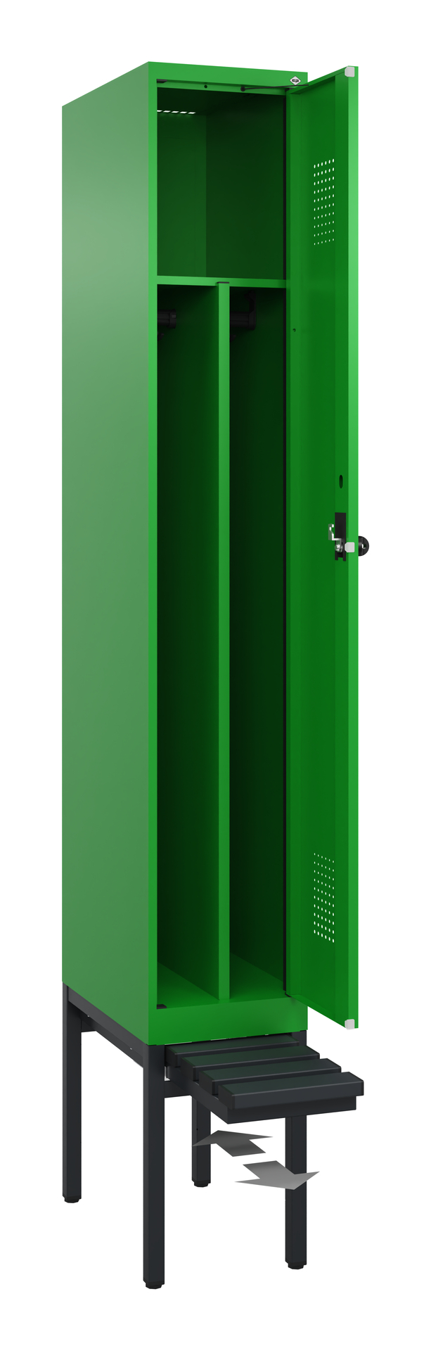 C+P Spind Evolo PLUS, Bank, 1 Abteil, 2120x300x815mm