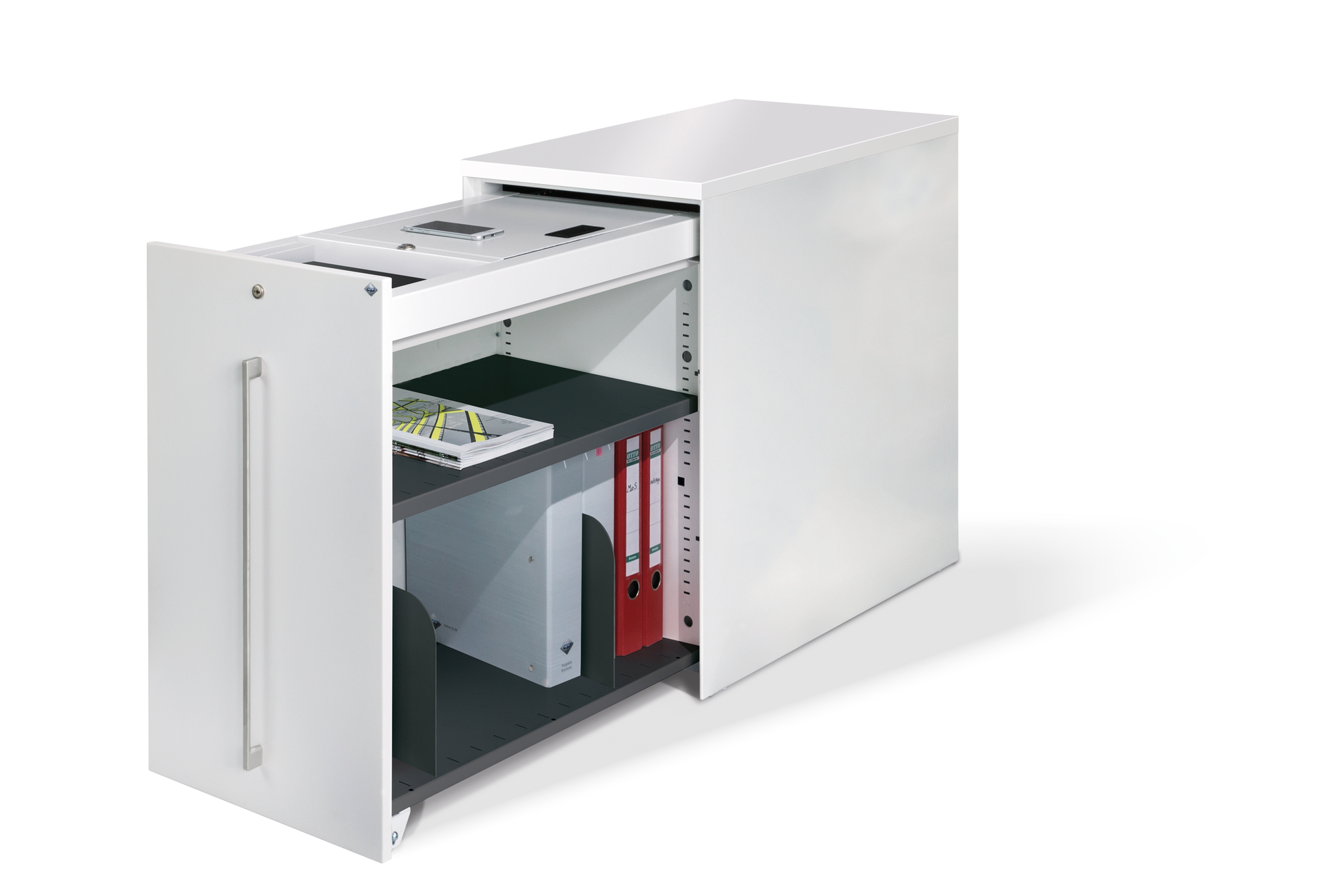 C+P Auszugschrank in Schreibtischhöhe Asisto, H740