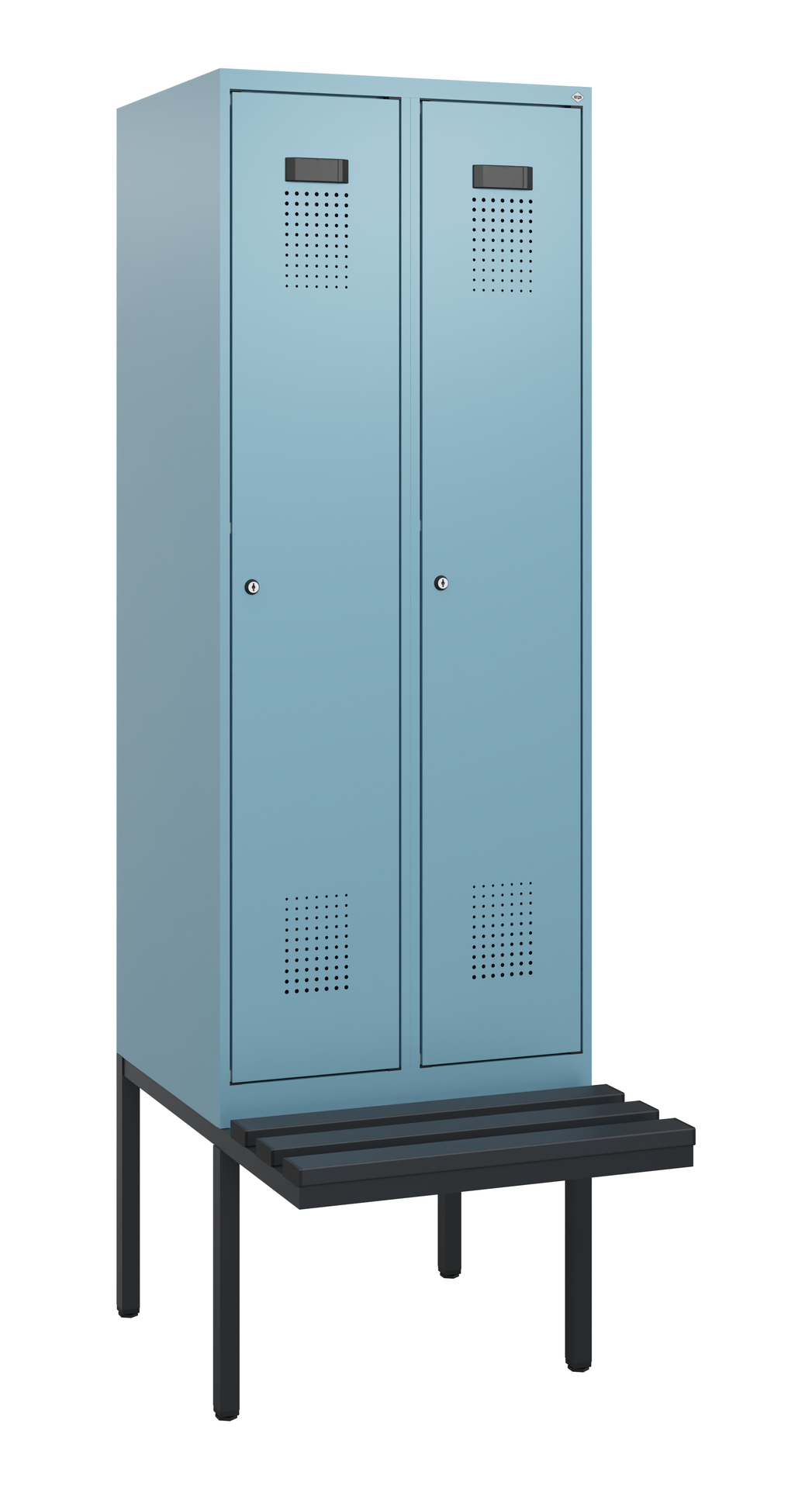 C+P Spind Evolo PLUS, Bank, 2 Abteile, 1950x600x81