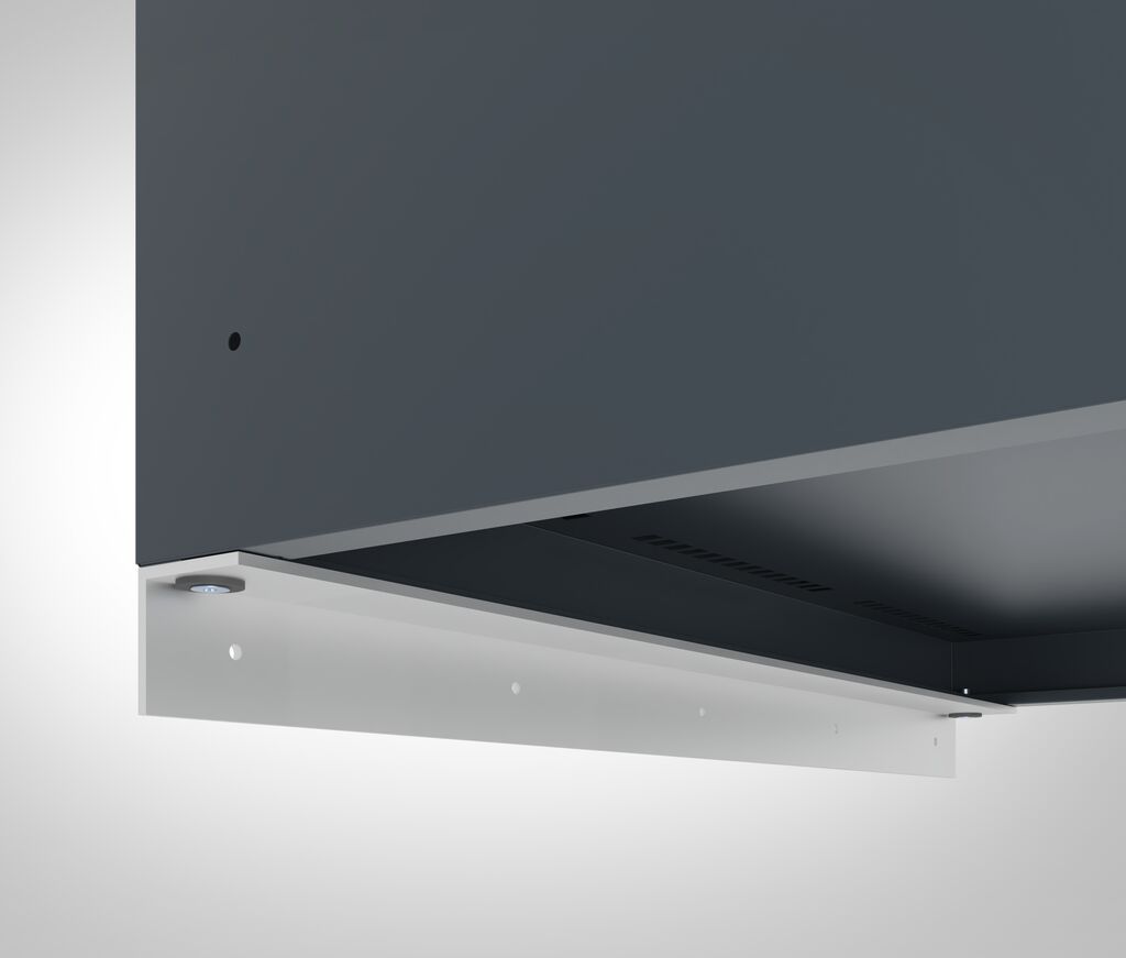 C+P aluminum support bracket for wall mounting
