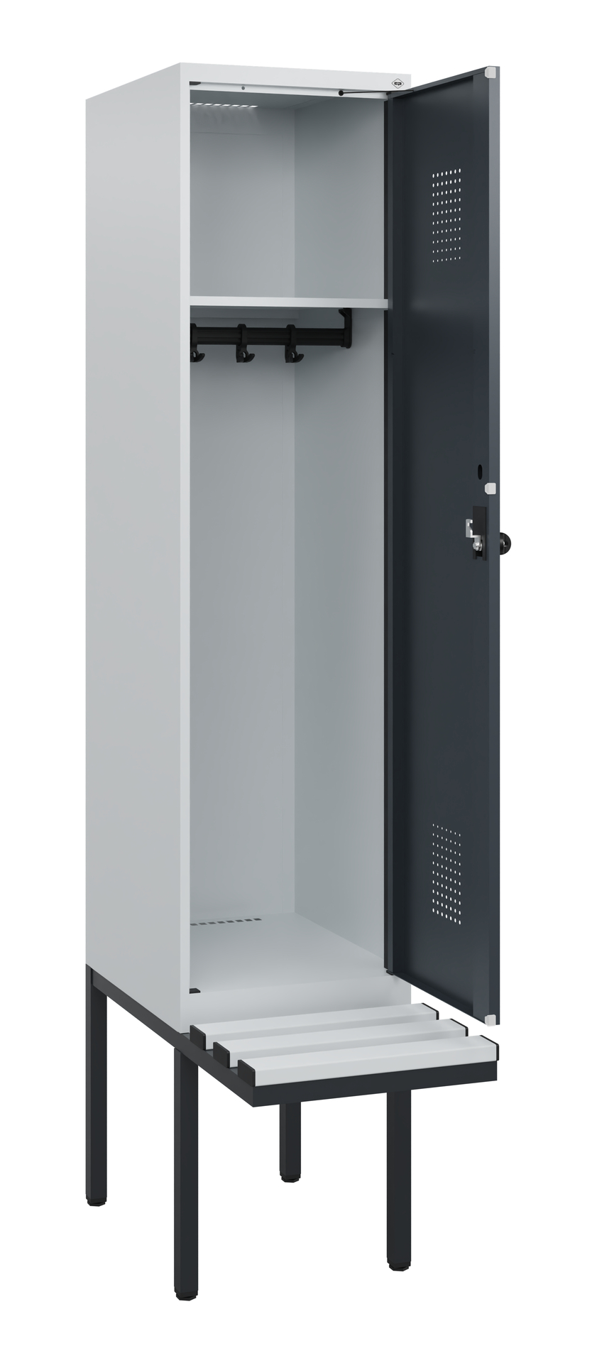 C+P Spind Evolo PLUS, Bank, 1 Abteil, 1950x400x815