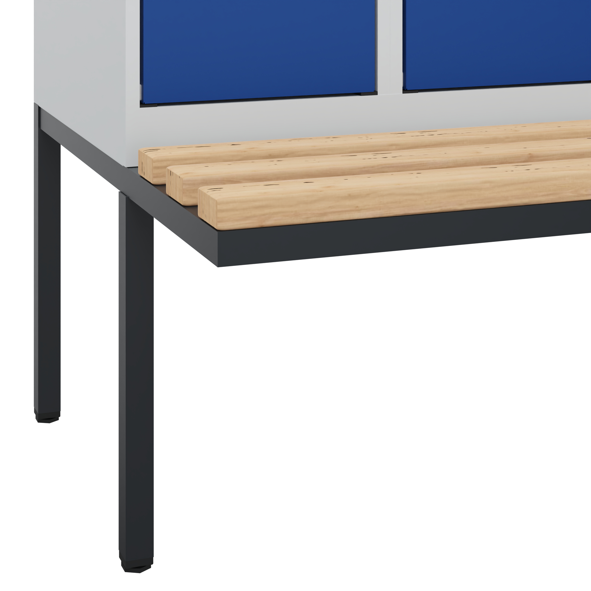 C+P Doppelstock-Spind Evolo PLUS, Bank, 8 Fächer, 