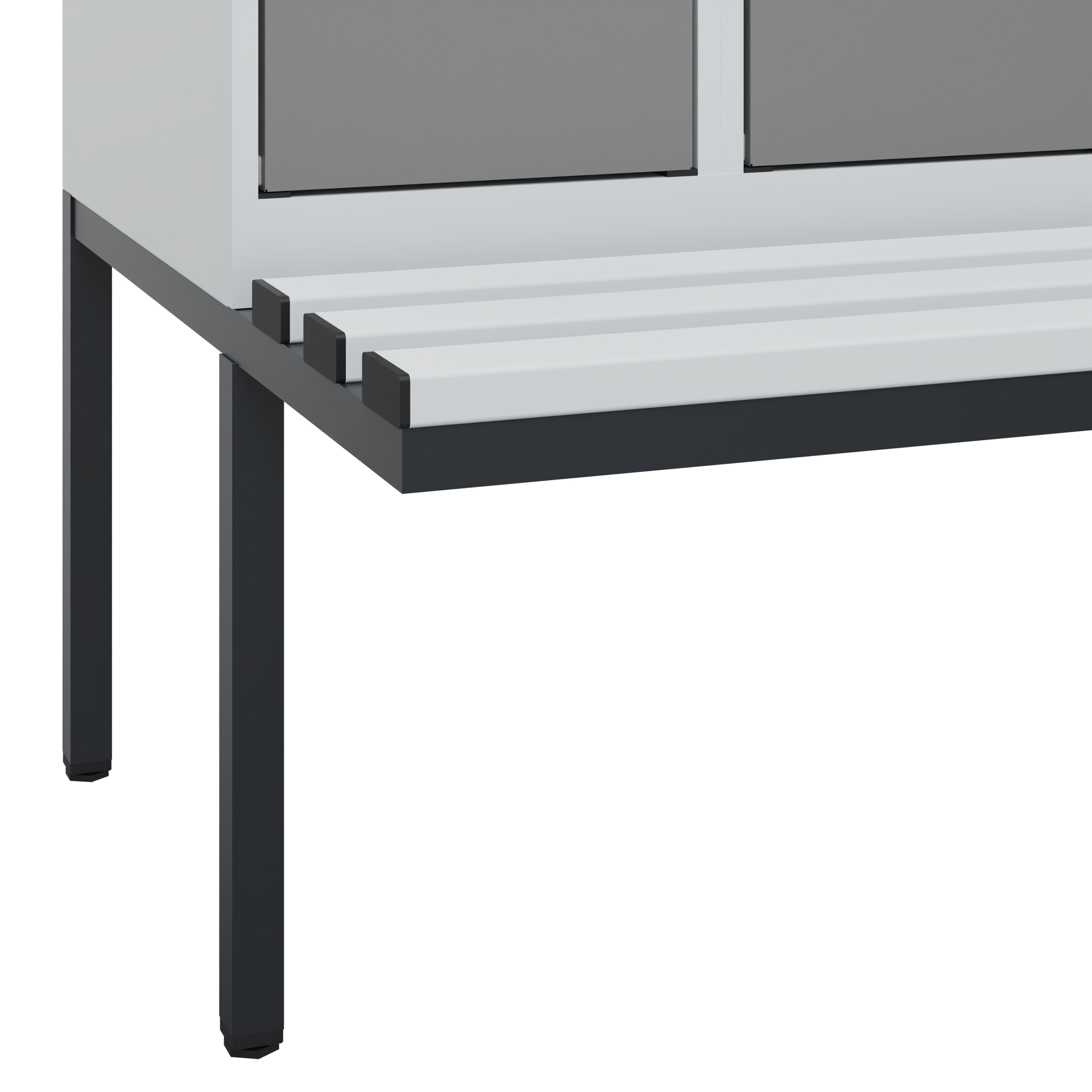 C+P Spind Evolo PLUS, Bank, 3 Abteile, 2120x900x81