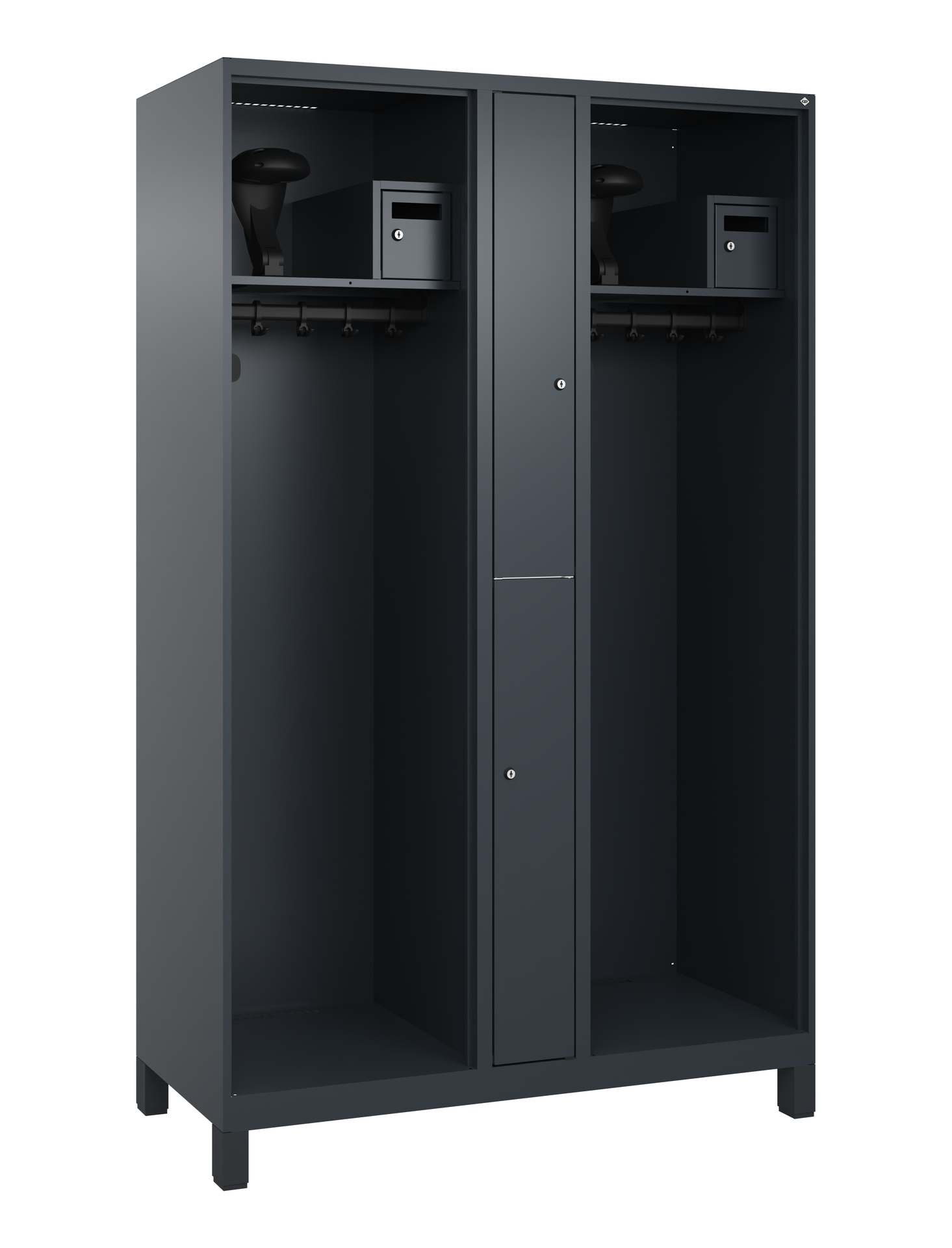 C+P Feuerwehrspind Maxi, 2 Fächer, 1850x1200x500mm