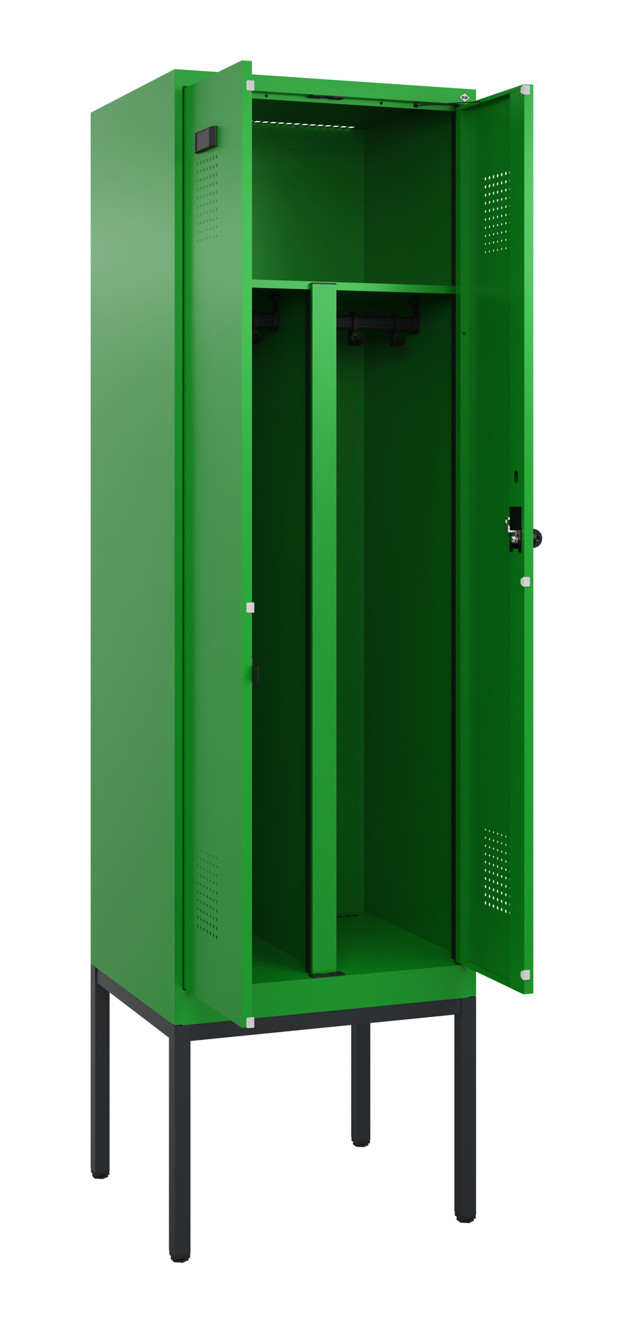 C+P PSA Doppel-Spind Evolo PLUS, Gestell, 2 Abteil