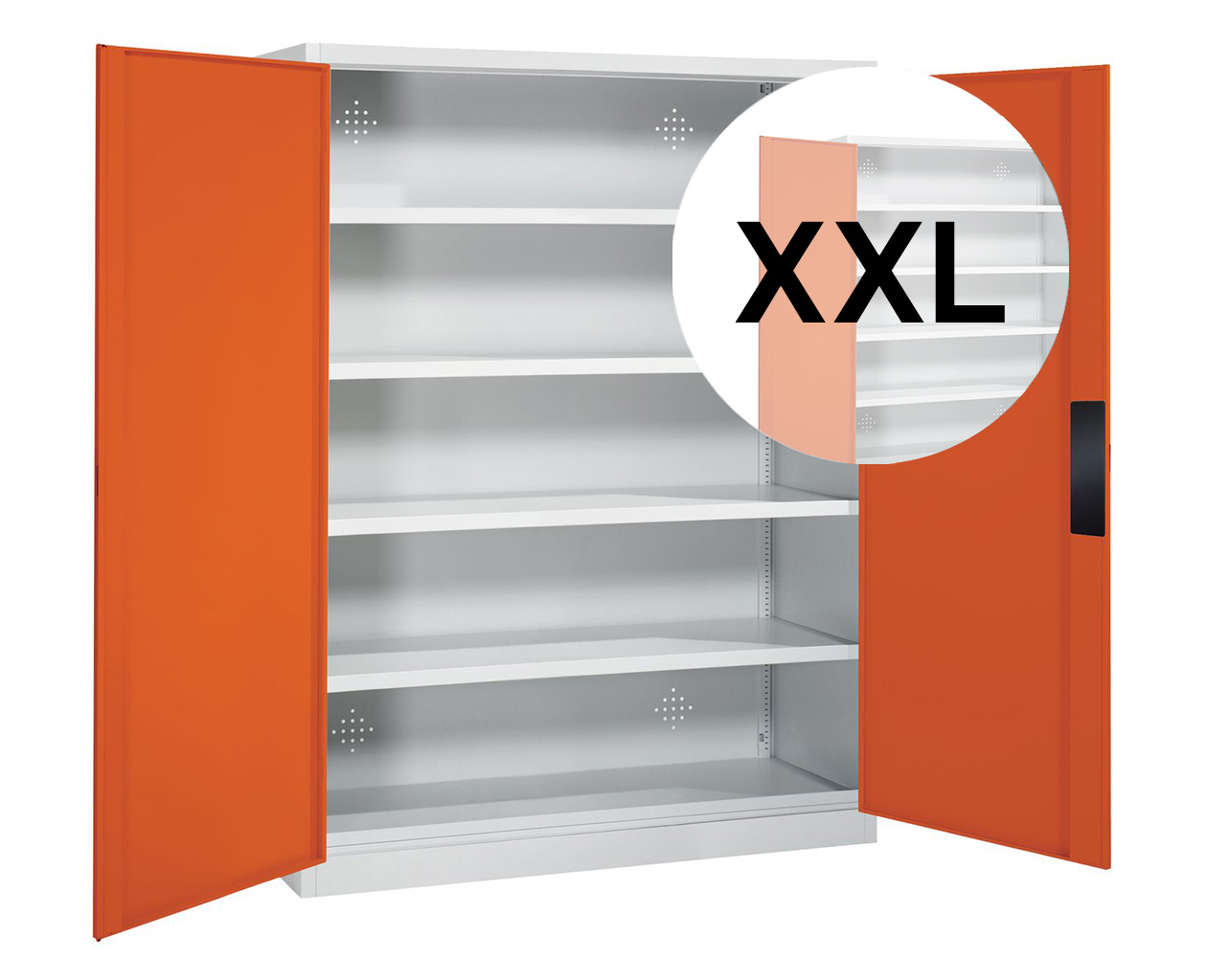 C+P Sports equipment cabinet, series Acurado, 1950x1500x500mm