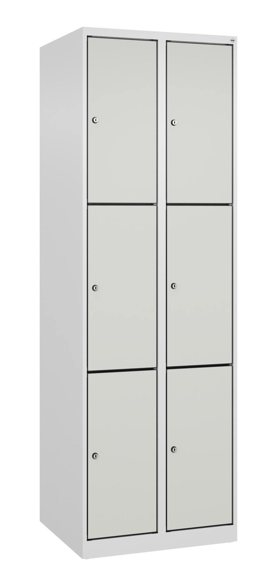 C+P Schlie�fachschrank Evolo PLUS, 6 F�cher, 1850x600x500mm