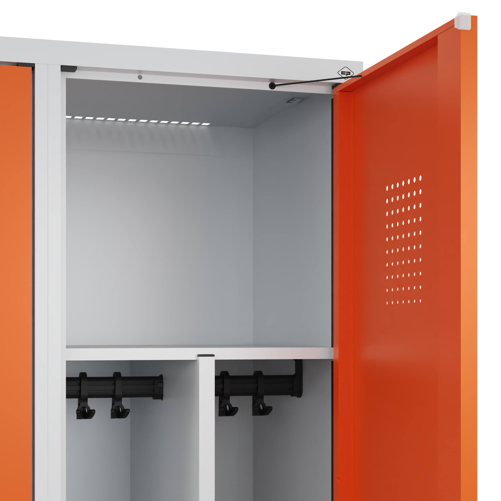 C+P Spind Evolo PLUS, Bank, 3 Abteile, 2120x1200x815mm