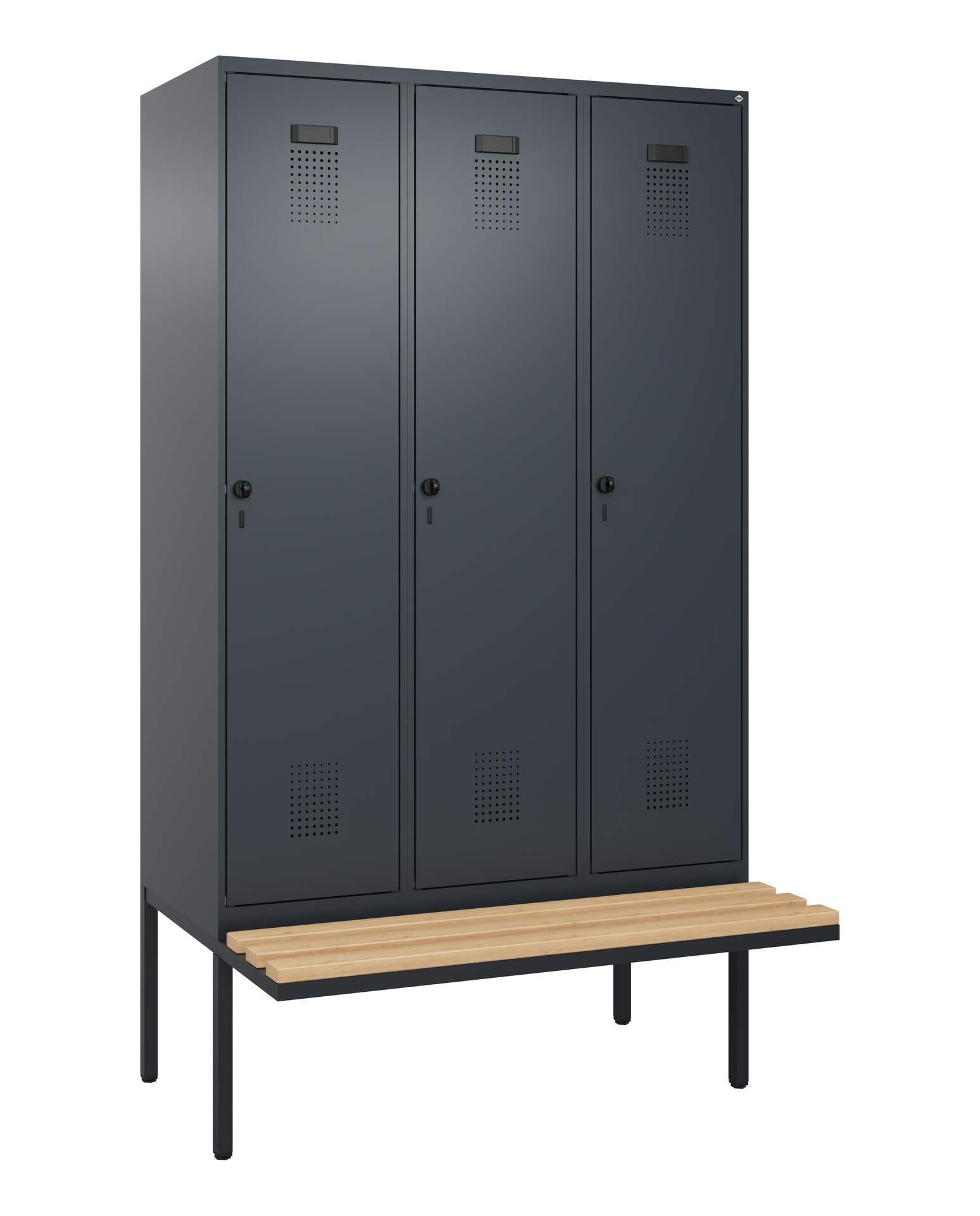 C+P Spind Evolo PLUS, Bank, 3 Abteile, 2120x1200x8