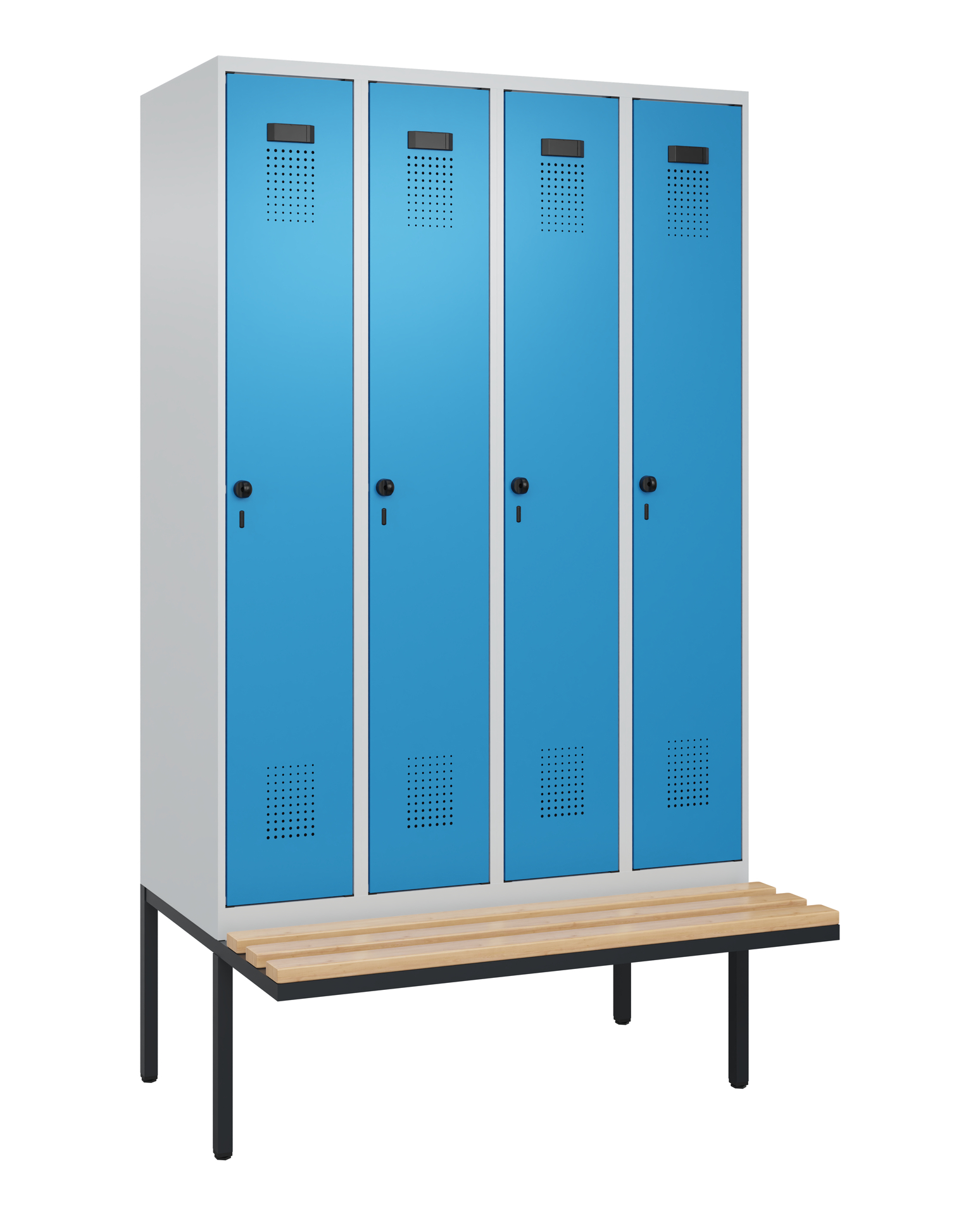 C+P Spind Evolo PLUS, Bank, 4 Abteile, 2120x1200x8