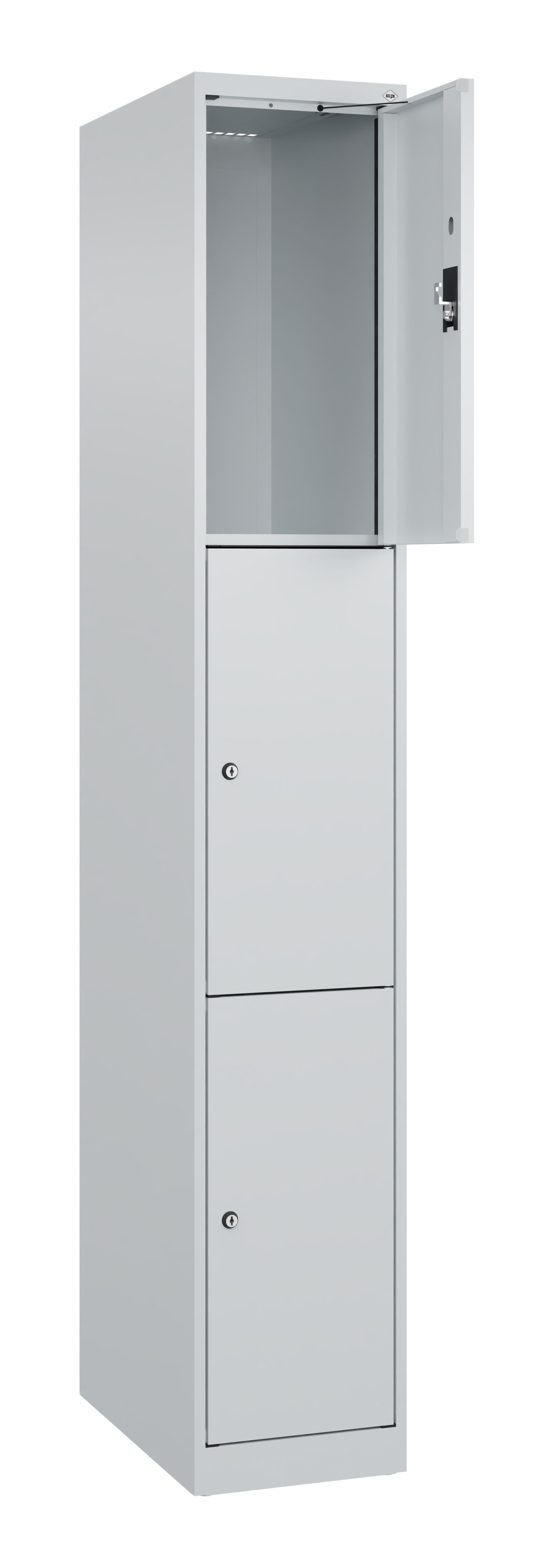 C+P Schließfachschrank mit Bodengleitern, Evolo PLUS
