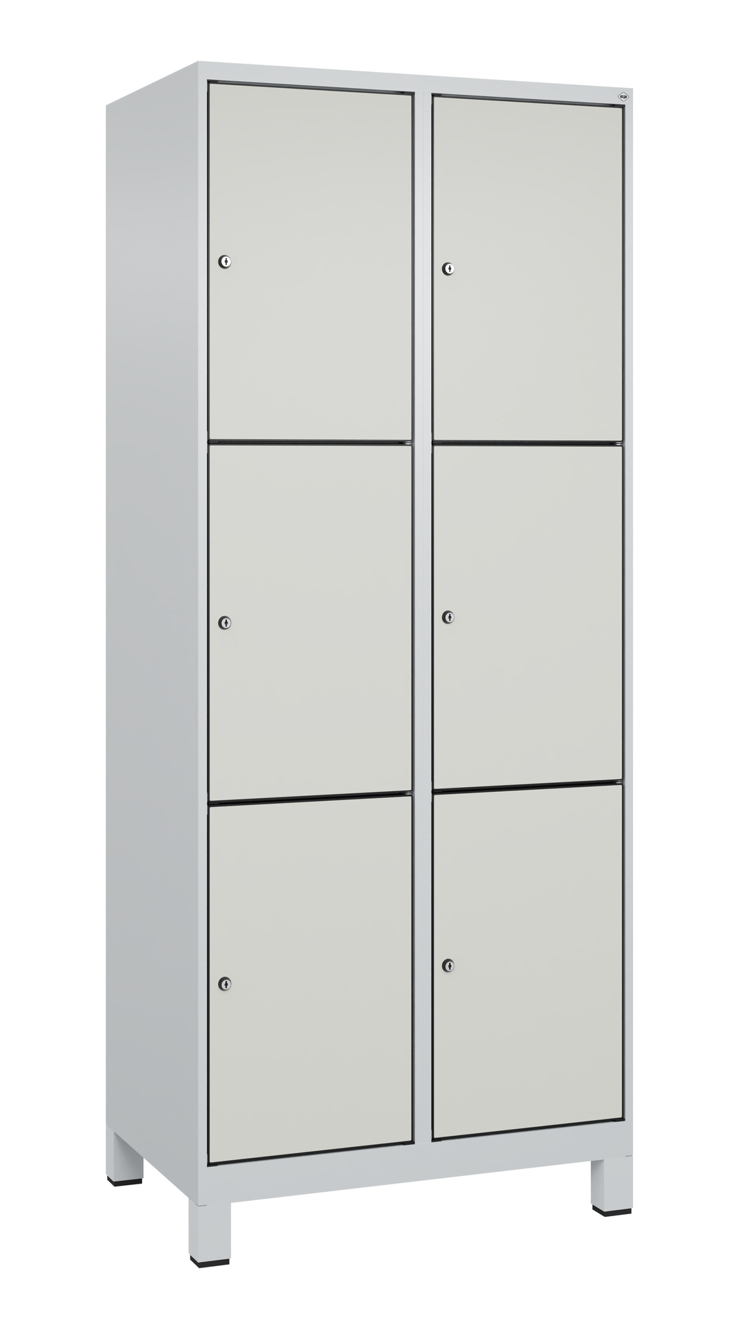 C+P Schlie�fachschrank Evolo PLUS, F��e, 6 F�cher, 1950x800x500mm