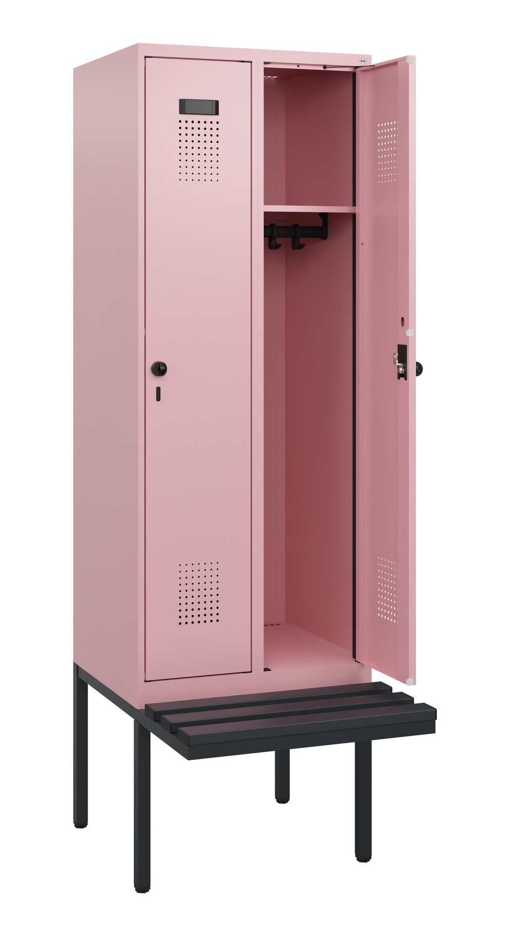 C+P Spind Evolo PLUS, Bank, 2 Abteile, 1950x600x81