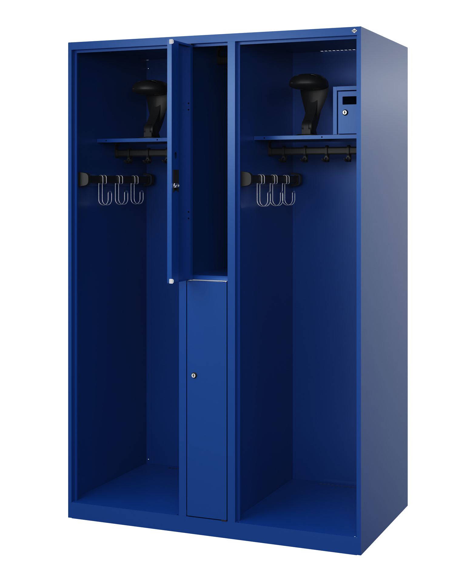 C+P Feuerwehrspind Maxi, 2 Fächer, 1850x1200x600mm